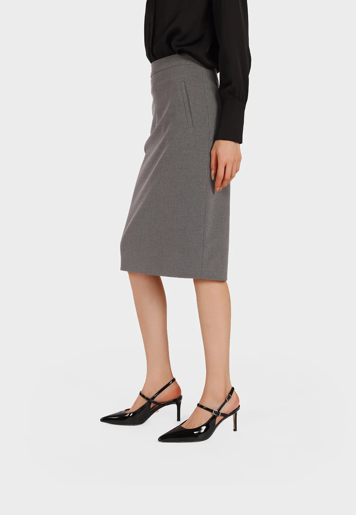Décolleté slingback con tacco a spillo medio K4507 - Image 9