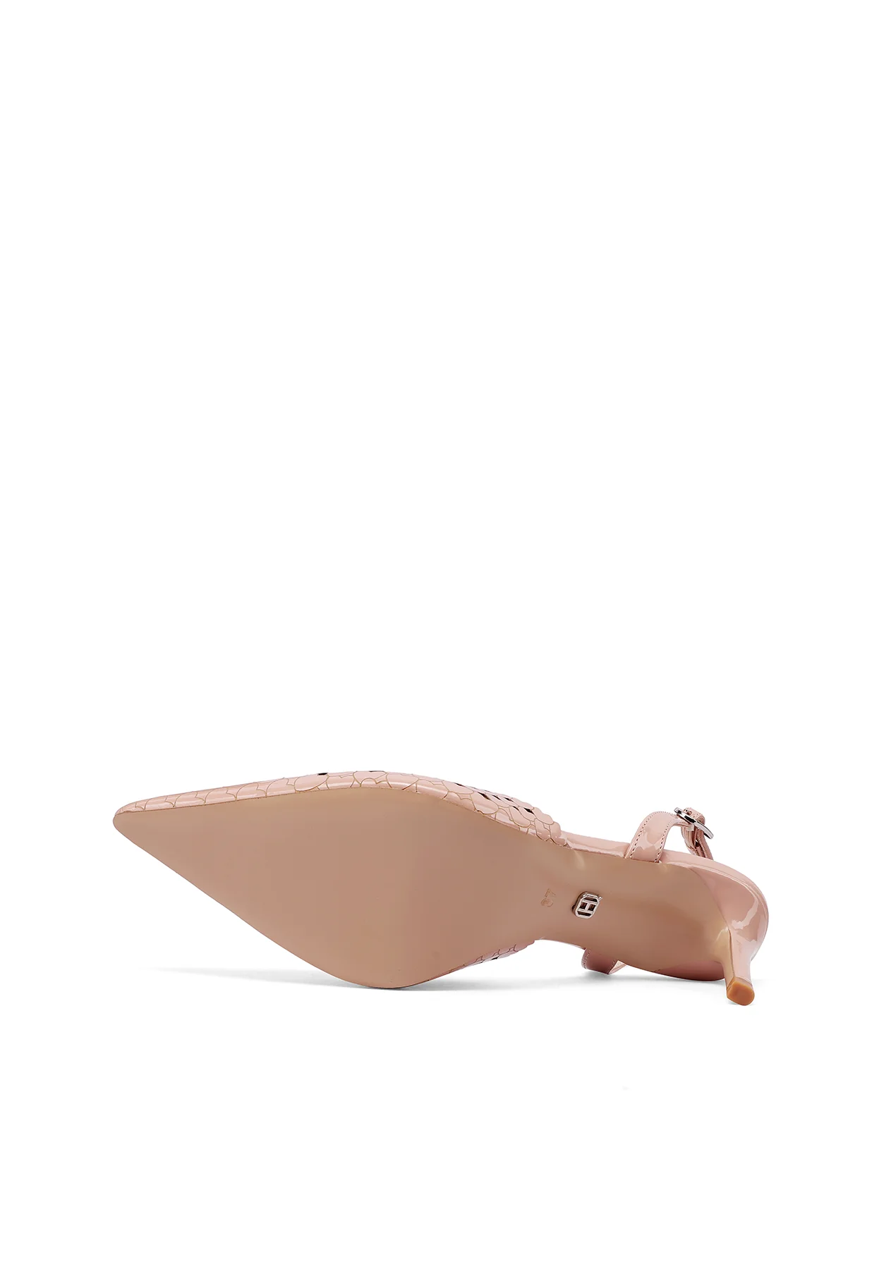 Decolletè slingback traforate a cuoricini con tacco K4508 - Image 15
