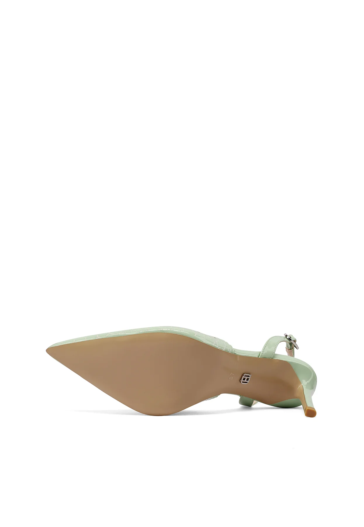 Decolletè slingback traforate a cuoricini con tacco K4508 - Image 22