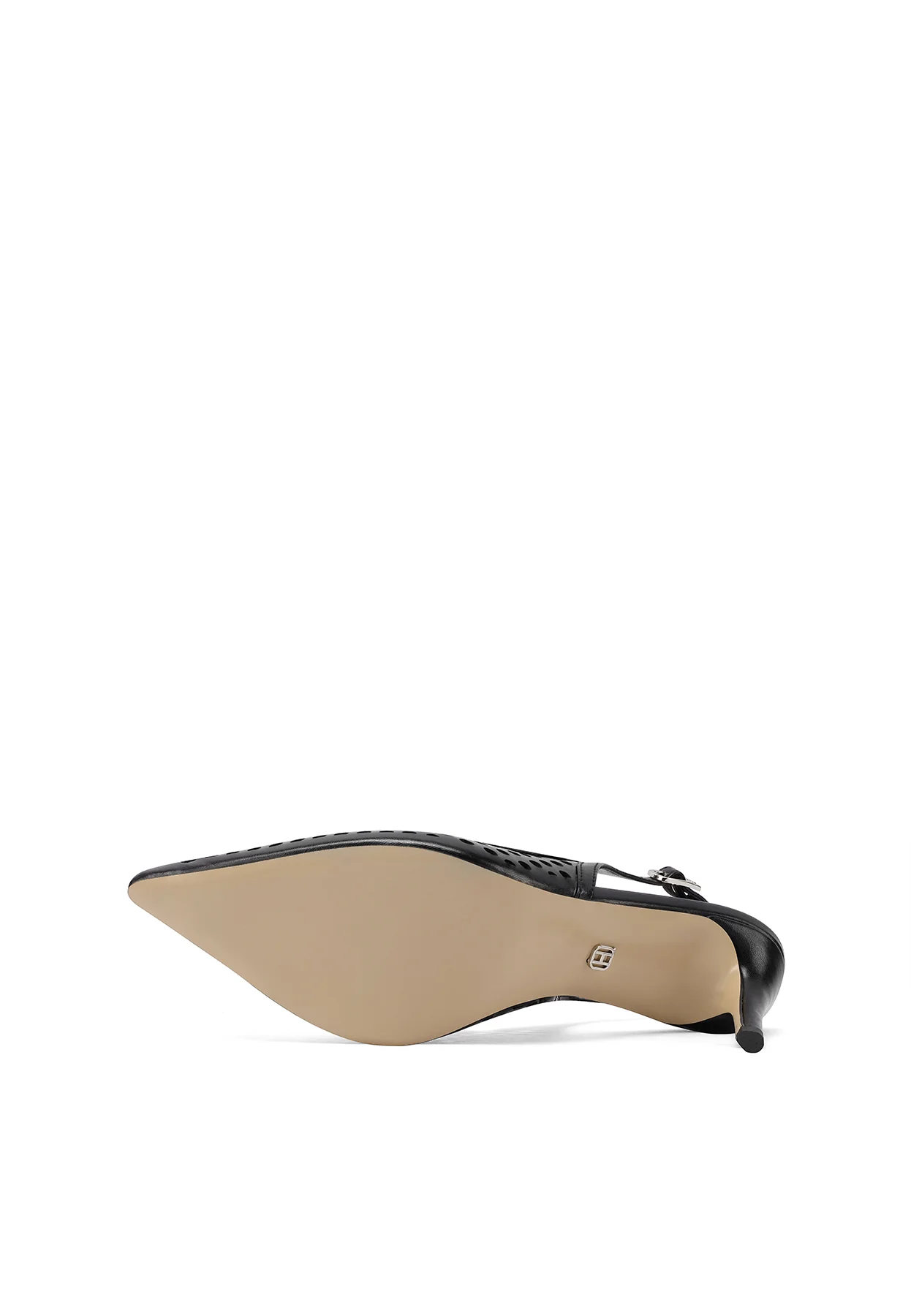 Decolletè Slingback traforata a punta con tacco K4510 - Image 7