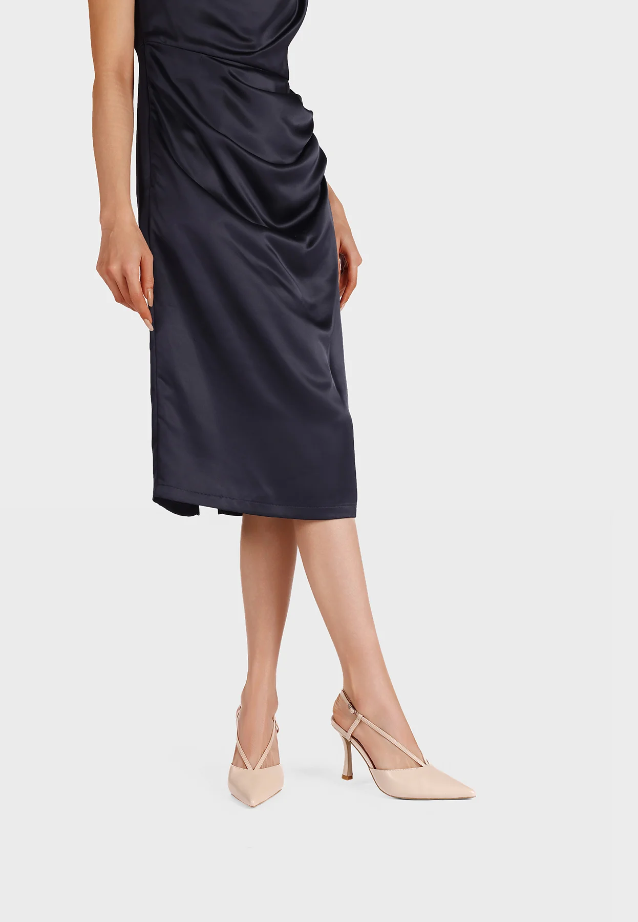 Decolletè Slingback a punta con tacco slanciato K4513 - Image 8
