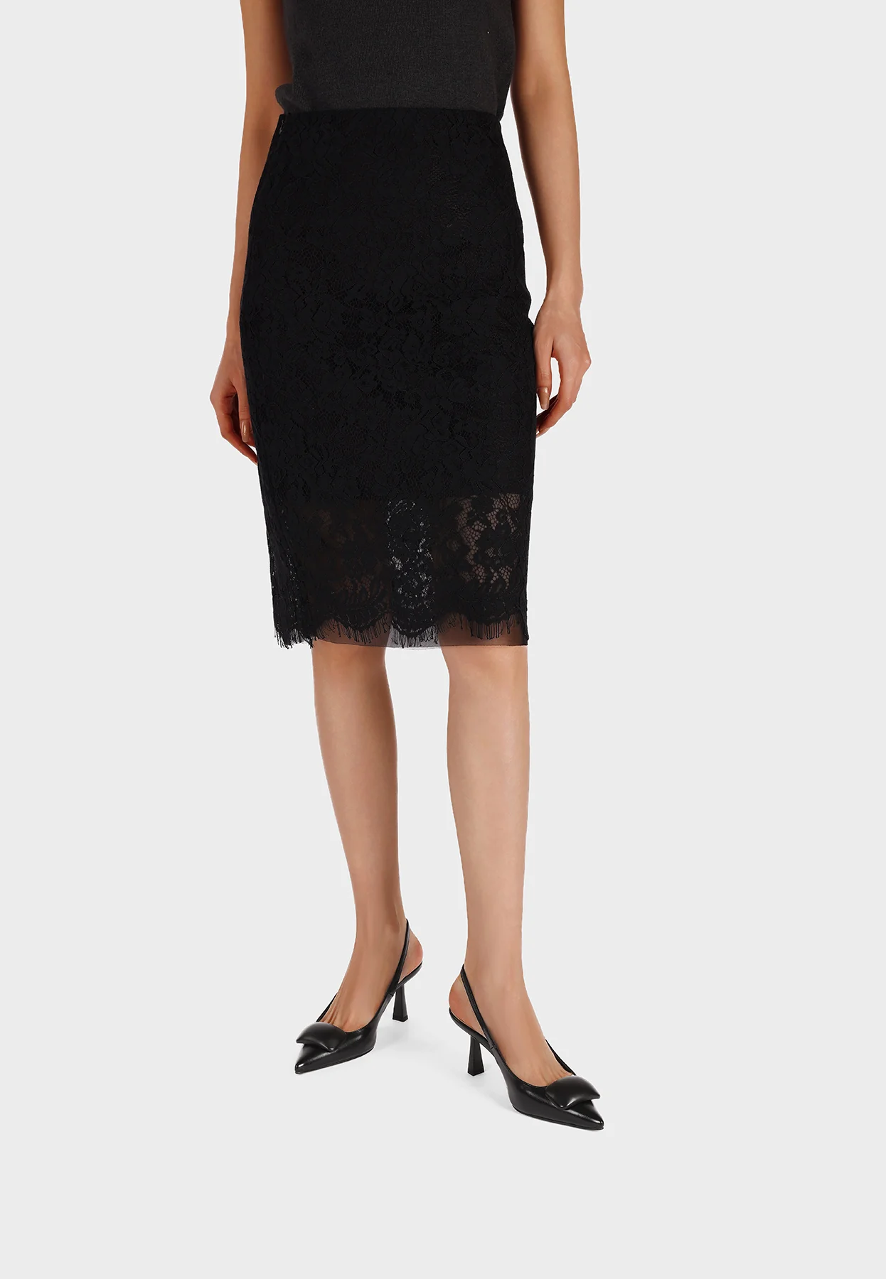 Decolletè Slingback a punta con dettaglio frontale K4519 - Image 8
