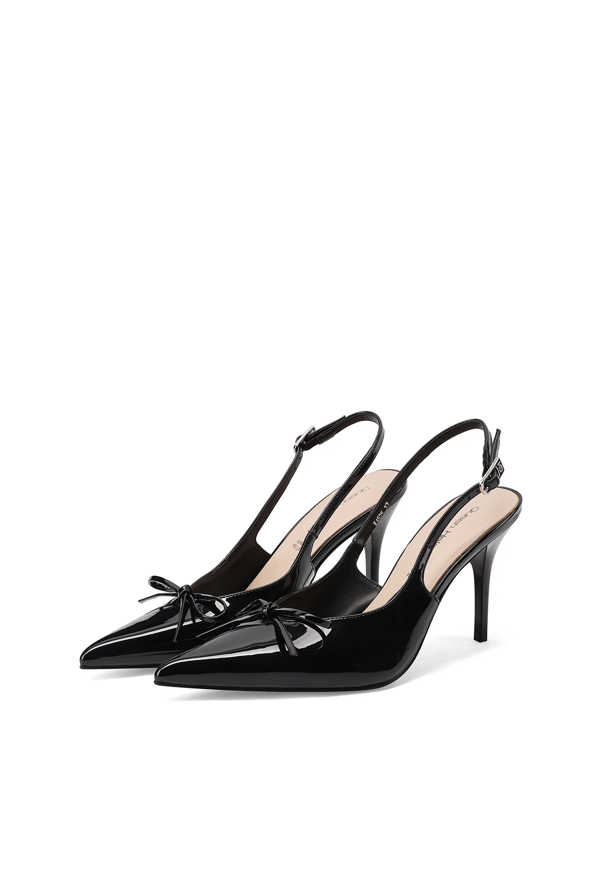 Décolleté donna slingback in vernice K4525 - Image 3