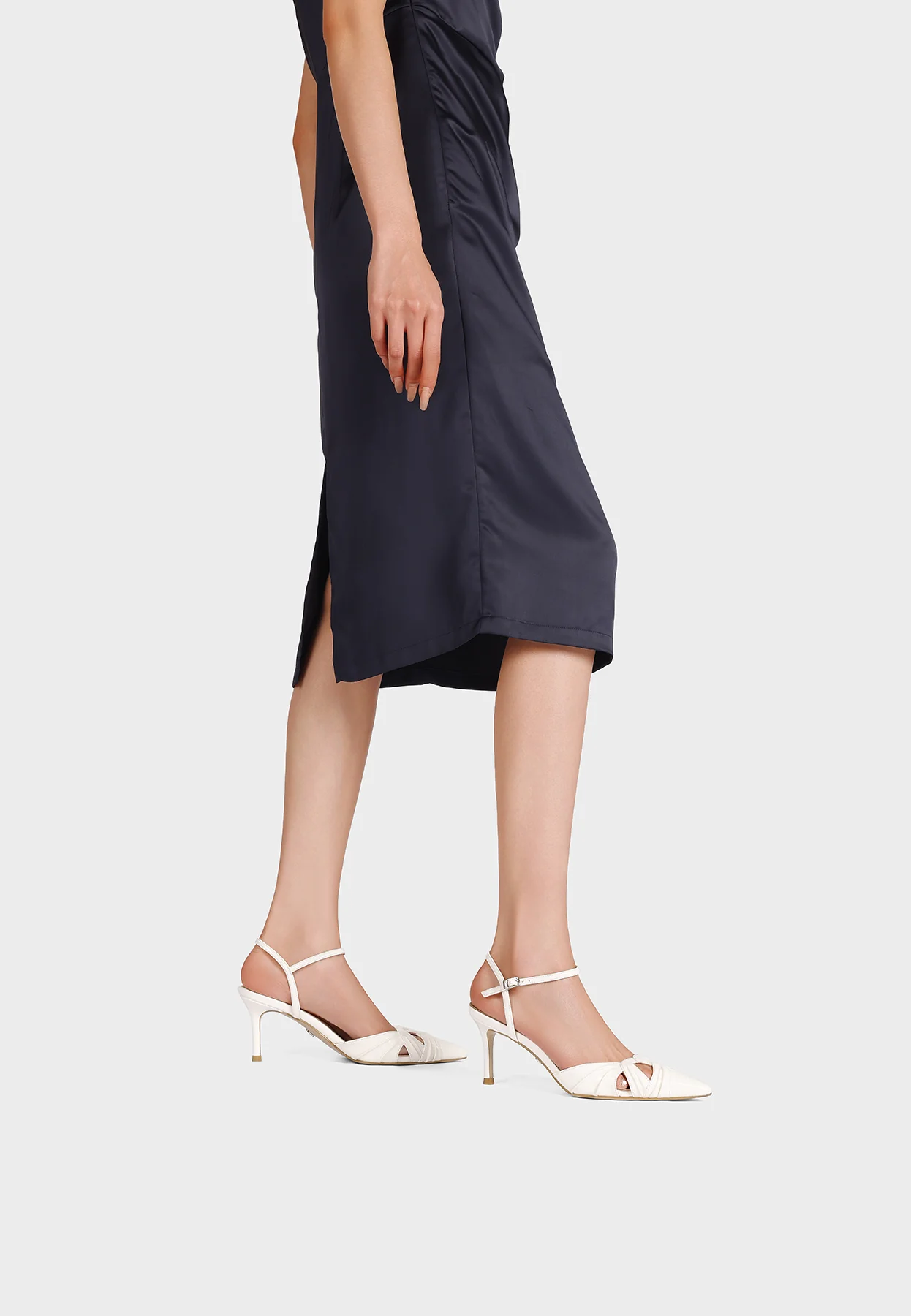 Slingback eleganti con intrecci e tacco medio slanciato K4527 - Image 16