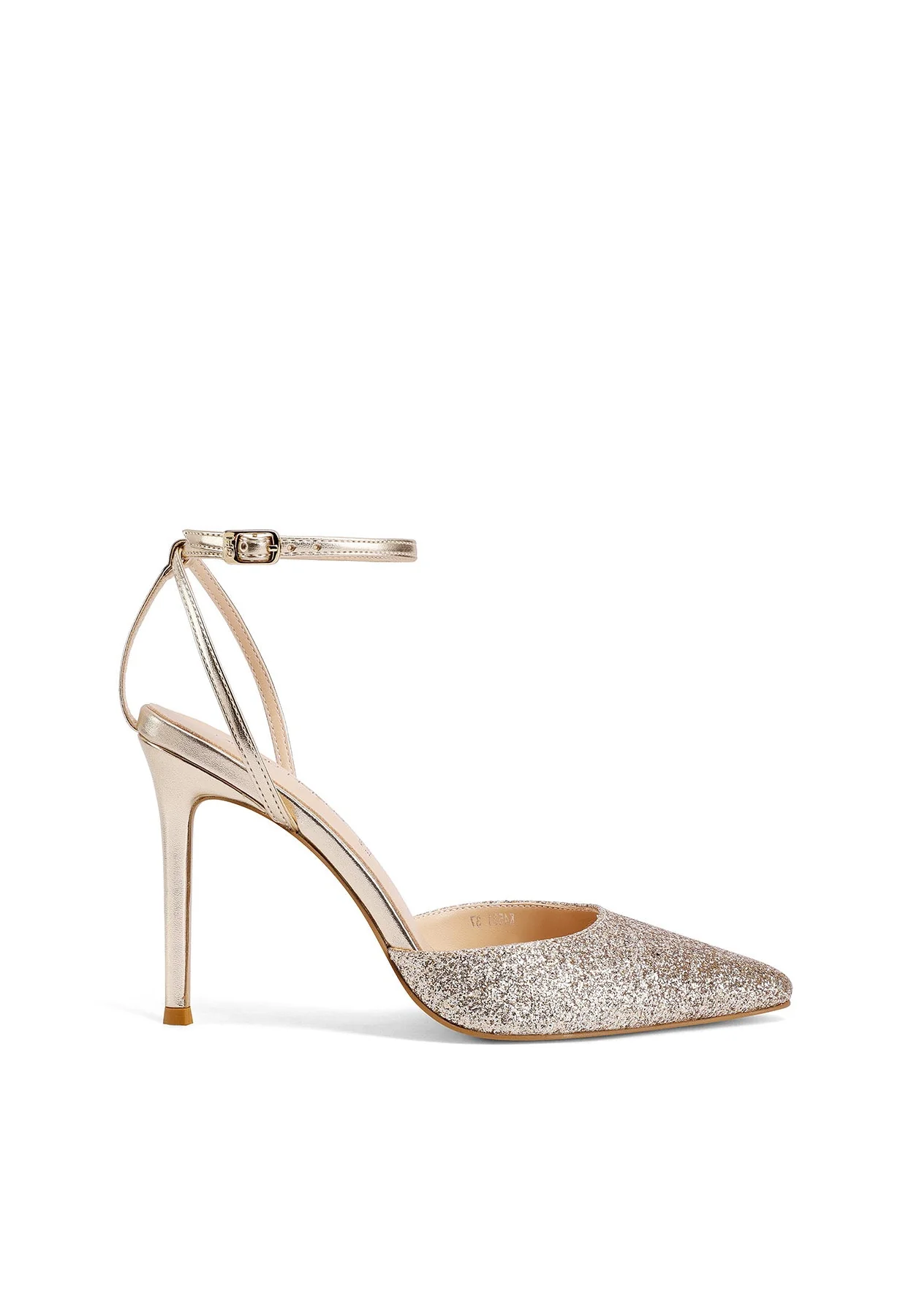 Decolletè Slingback glitter con tacco alto K4531 - Image 10
