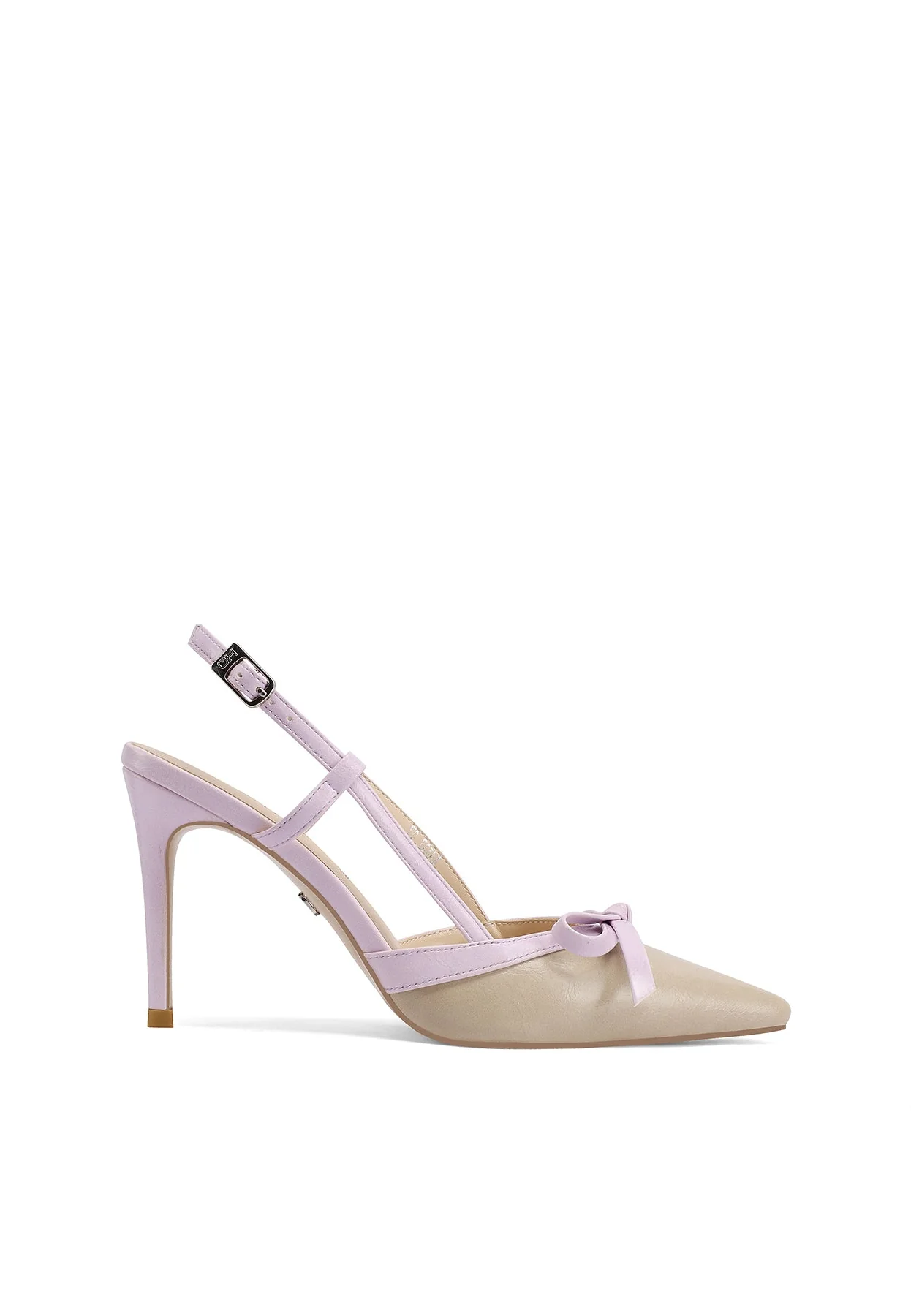 Decolletè Slingback elegante con nodo frontale e tacco alto K4537 - Image 10