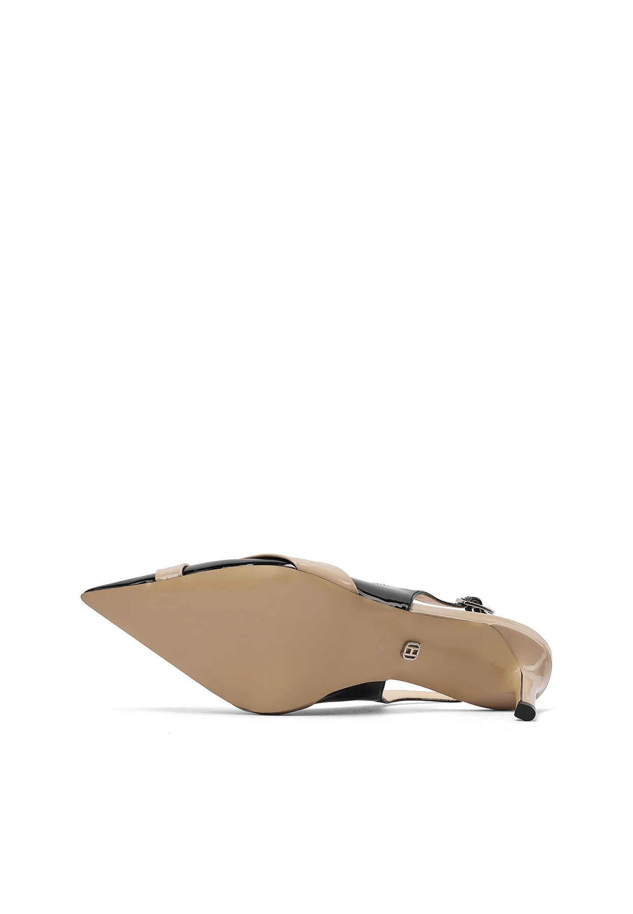 Décolleté donna slingback dal design moderno intrecciato K4538 - Image 7
