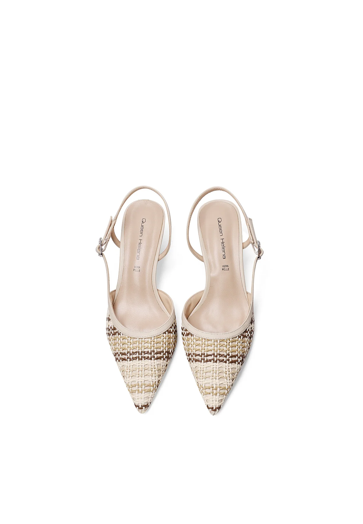 Decolletè Slingback a rete con punta tacco medio k4540 - Image 14
