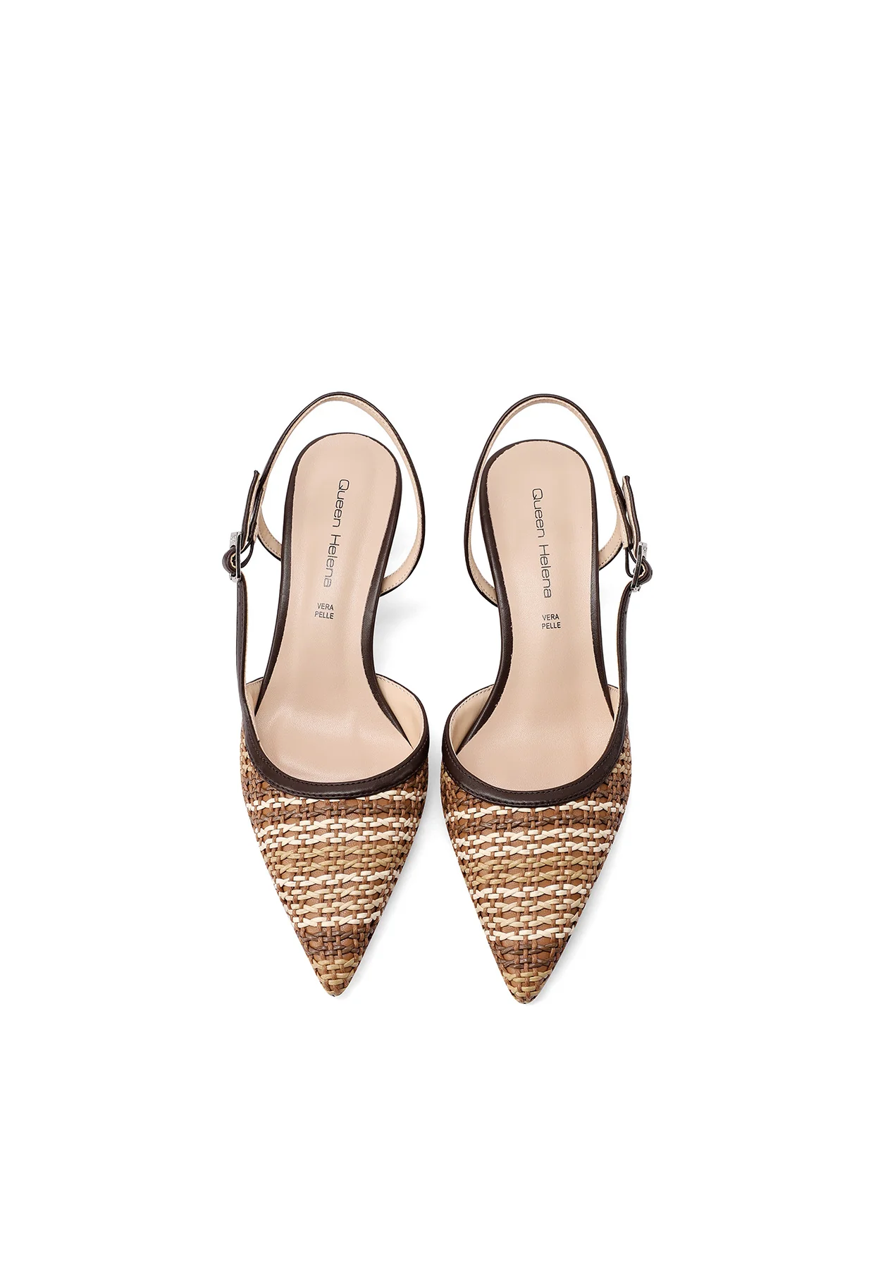 Decolletè Slingback a rete con punta tacco medio k4540 - Image 6