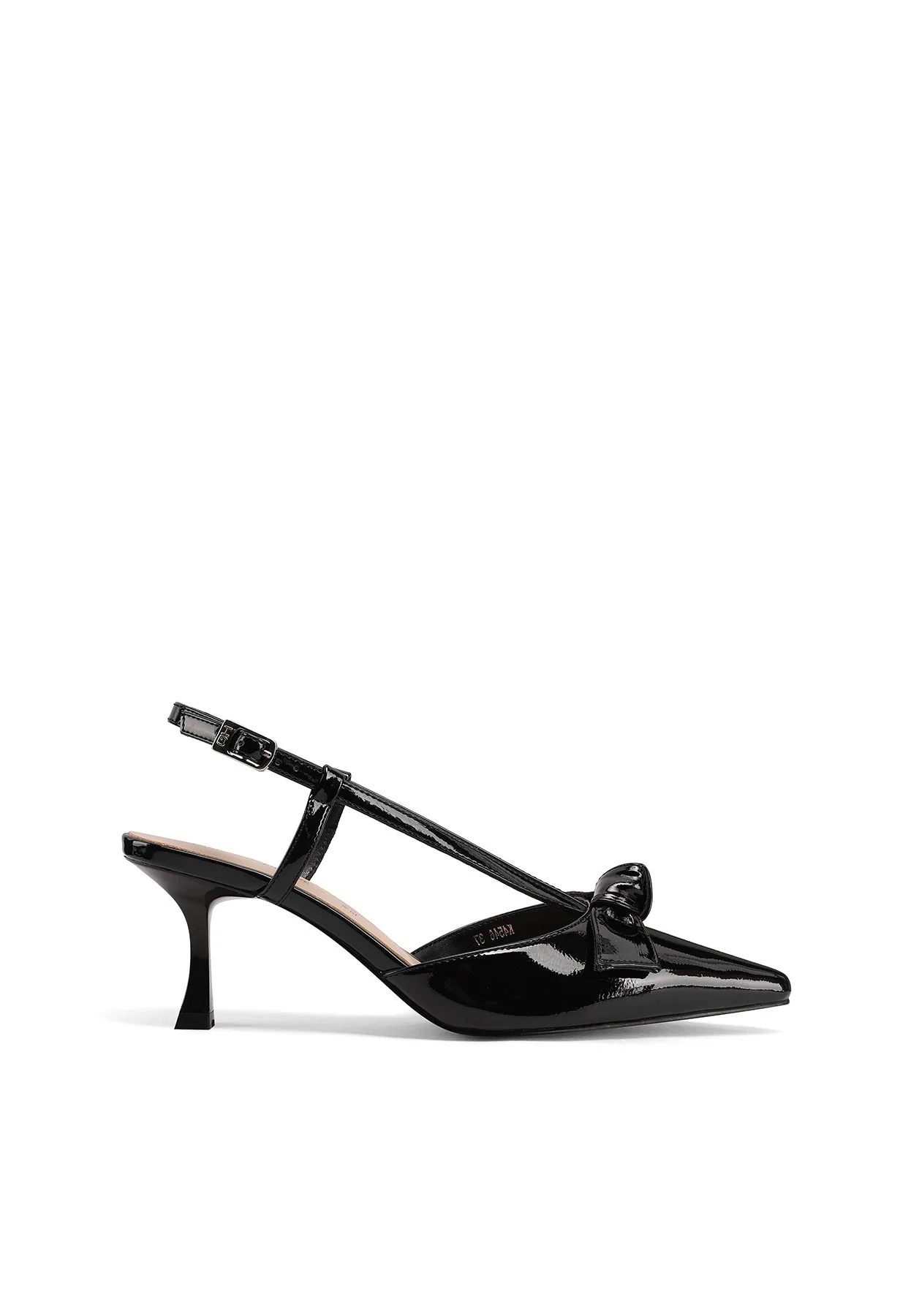 Decolletè Slingback a punta con fiocco e tacco medio K4546 - Image 18