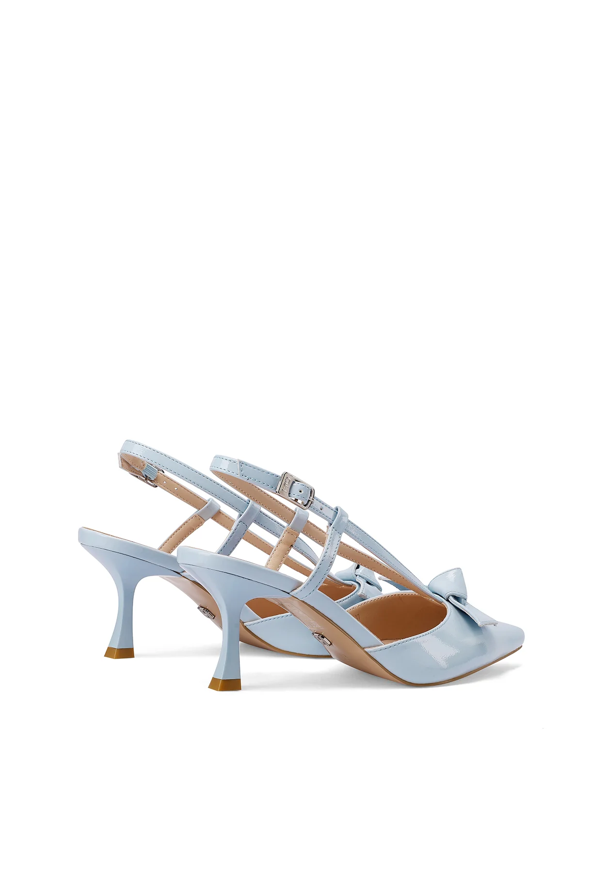 Decolletè Slingback a punta con fiocco e tacco medio K4546 - Image 3