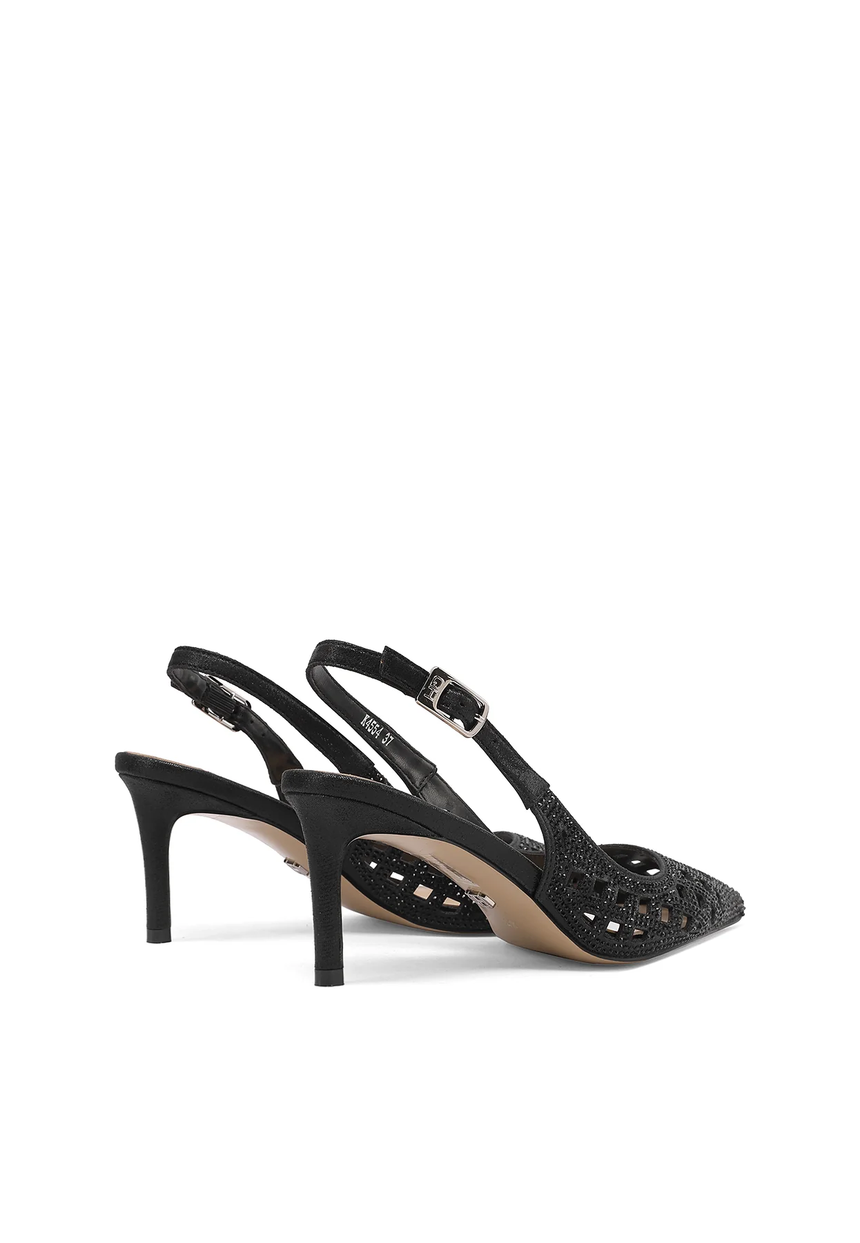 Décolleté donna slingback traforate eleganti K4554 - Image 13
