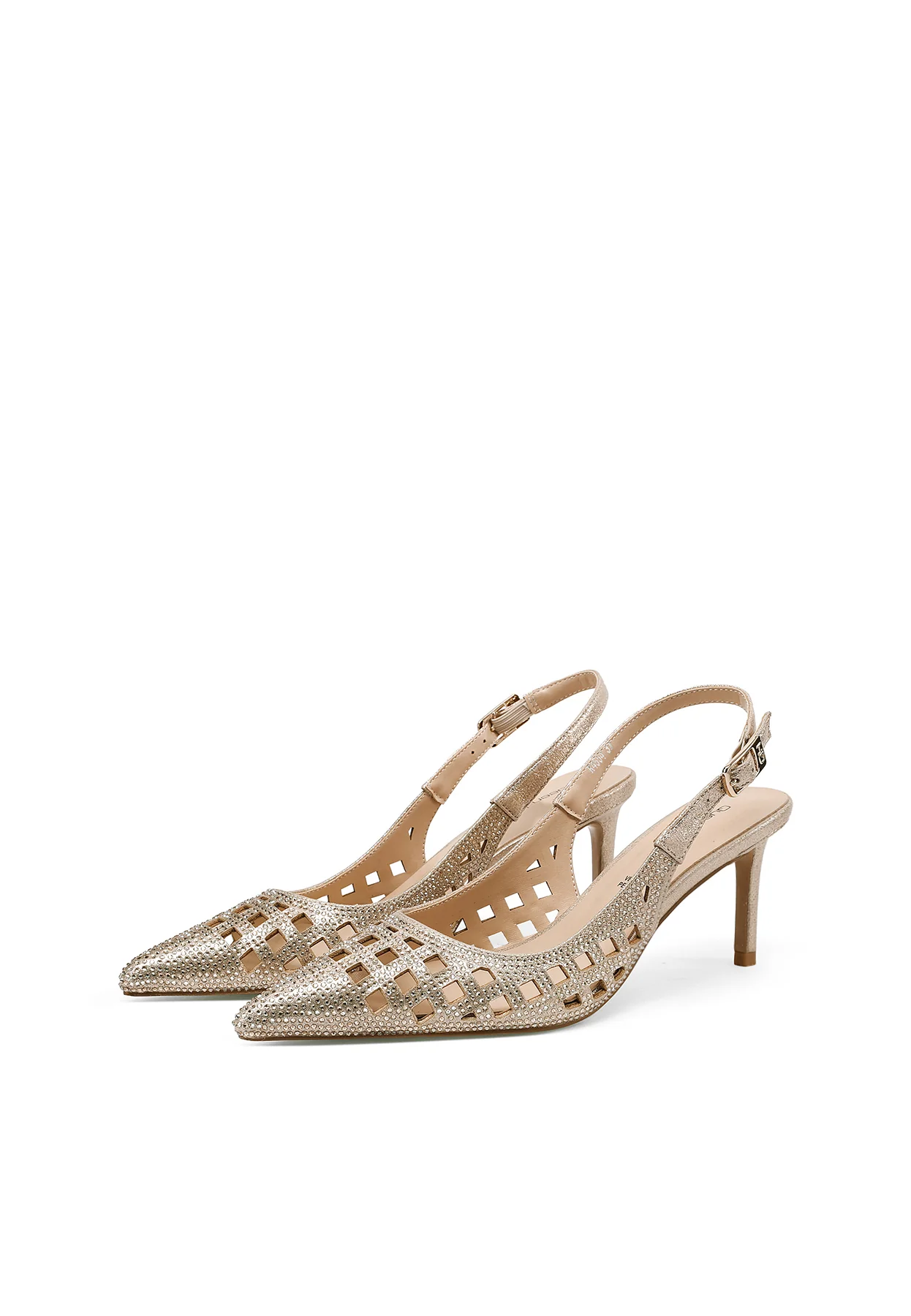 Décolleté donna slingback traforate eleganti K4554 - Image 4