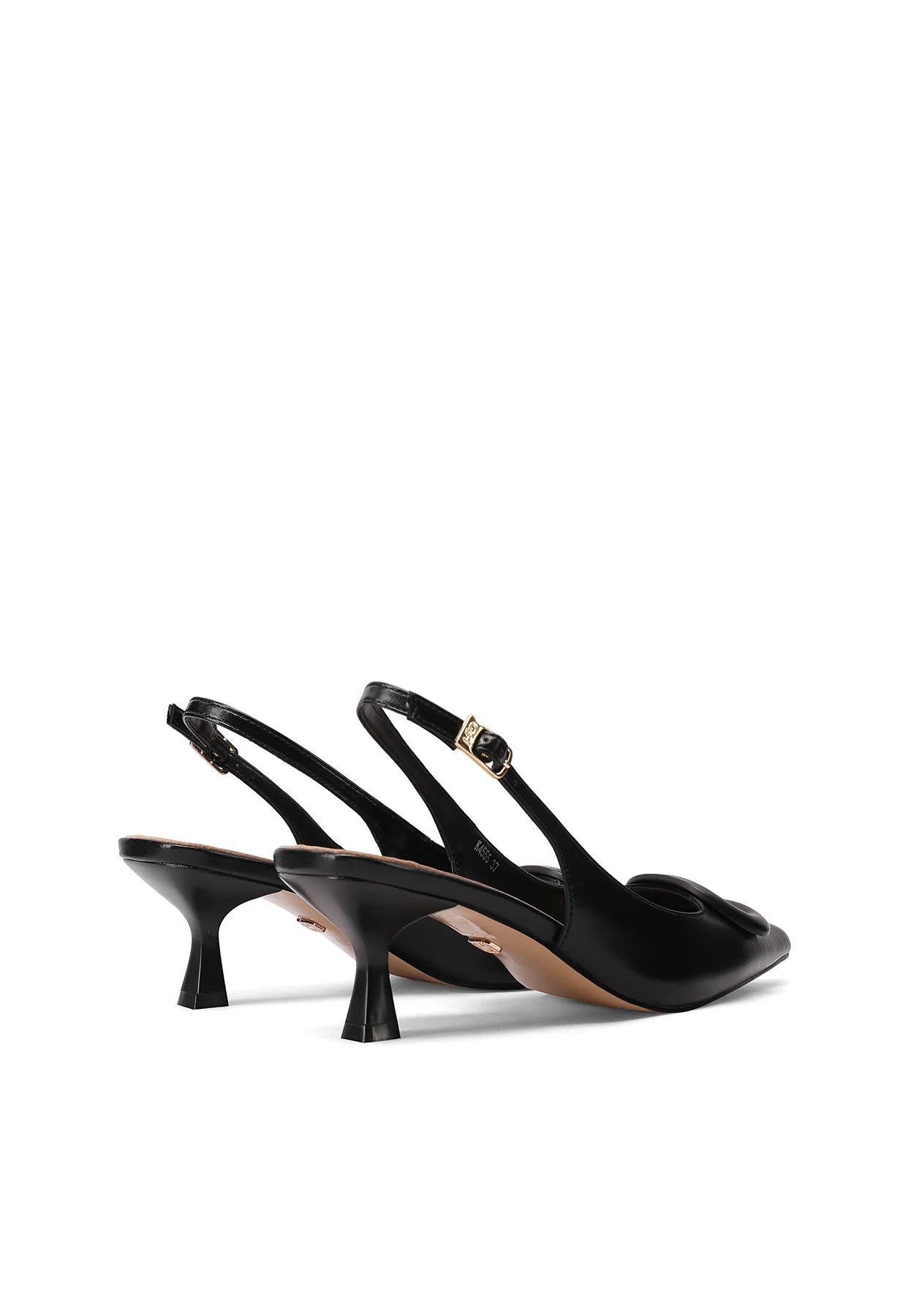 Decolleté slingback eleganti con tacco basso K4555 - Image 5