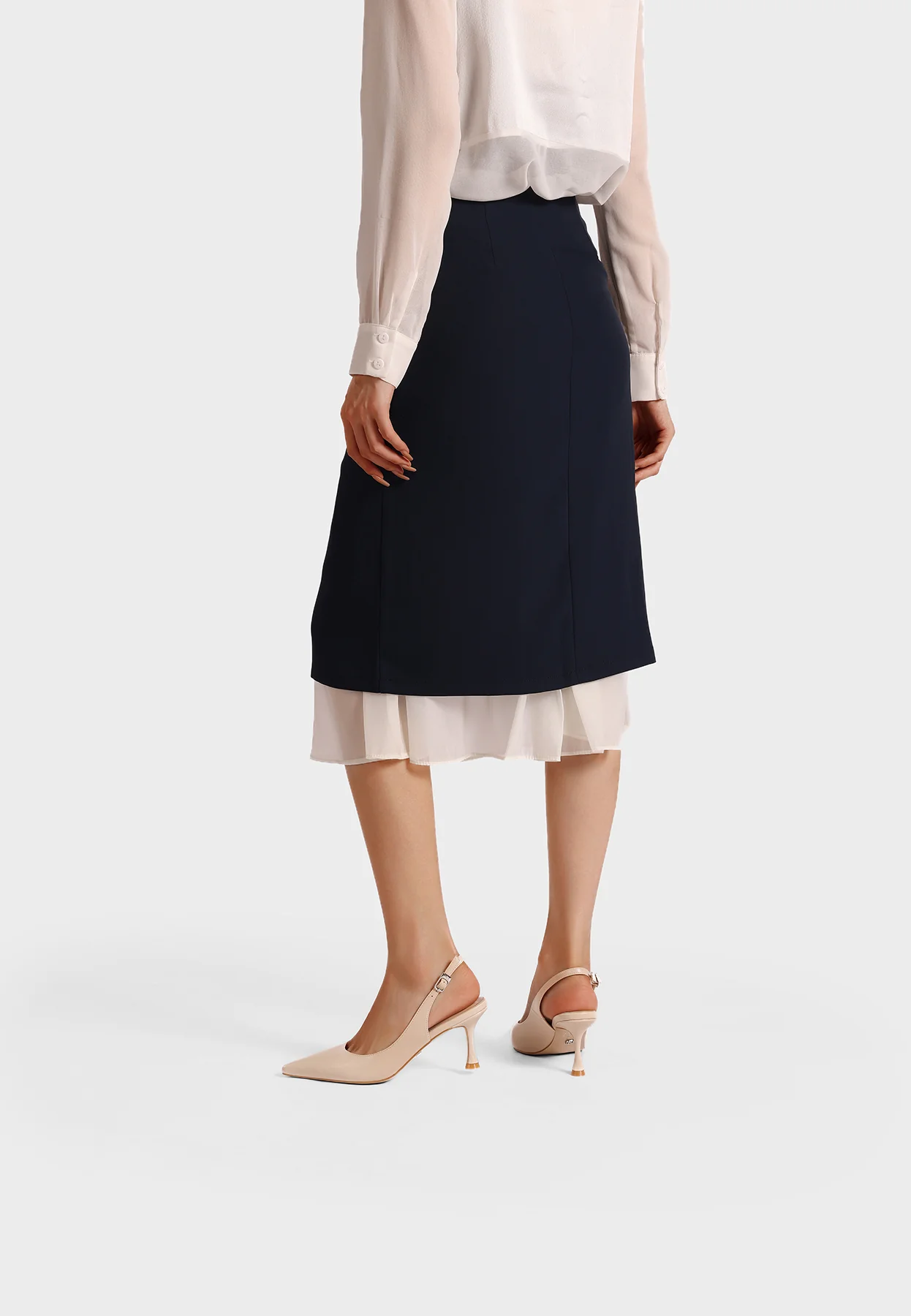 Decolleté slingback nere eleganti K4612 - Image 16