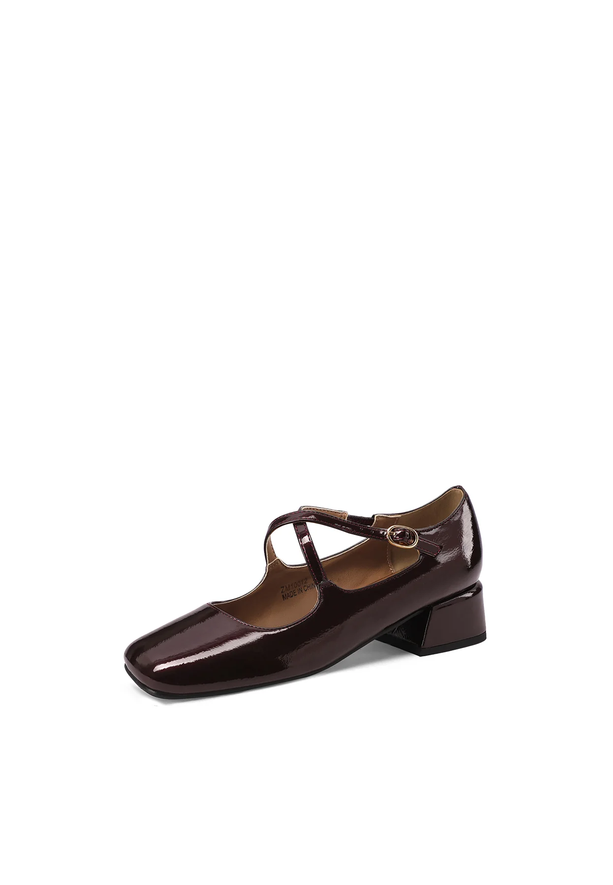Decolleté Mary Jane donna eleganti tacco basso ZM10012 - Image 3