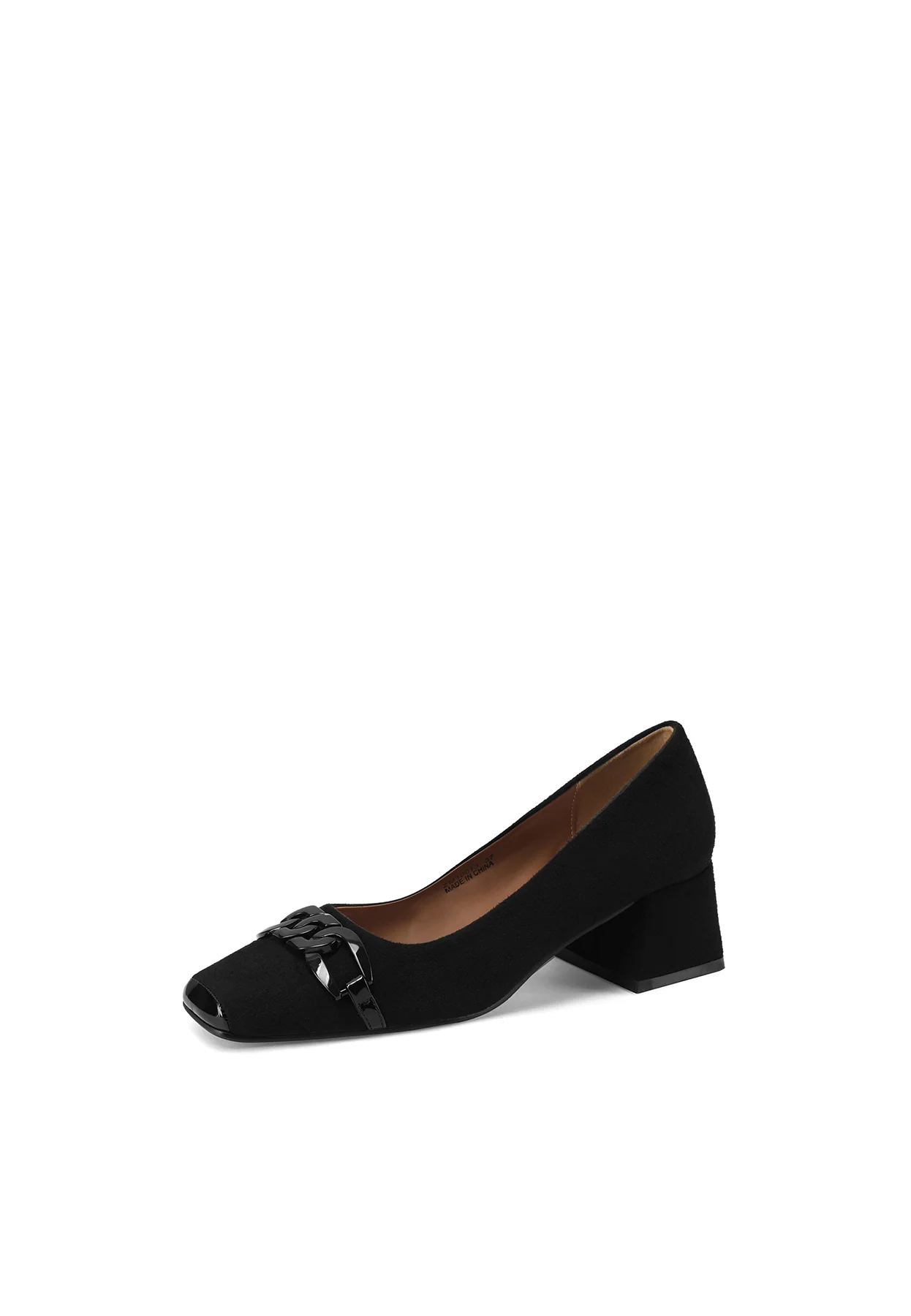 Décolleté donna eleganti tacco largo basso con fibbia ZM10013 - Image 10