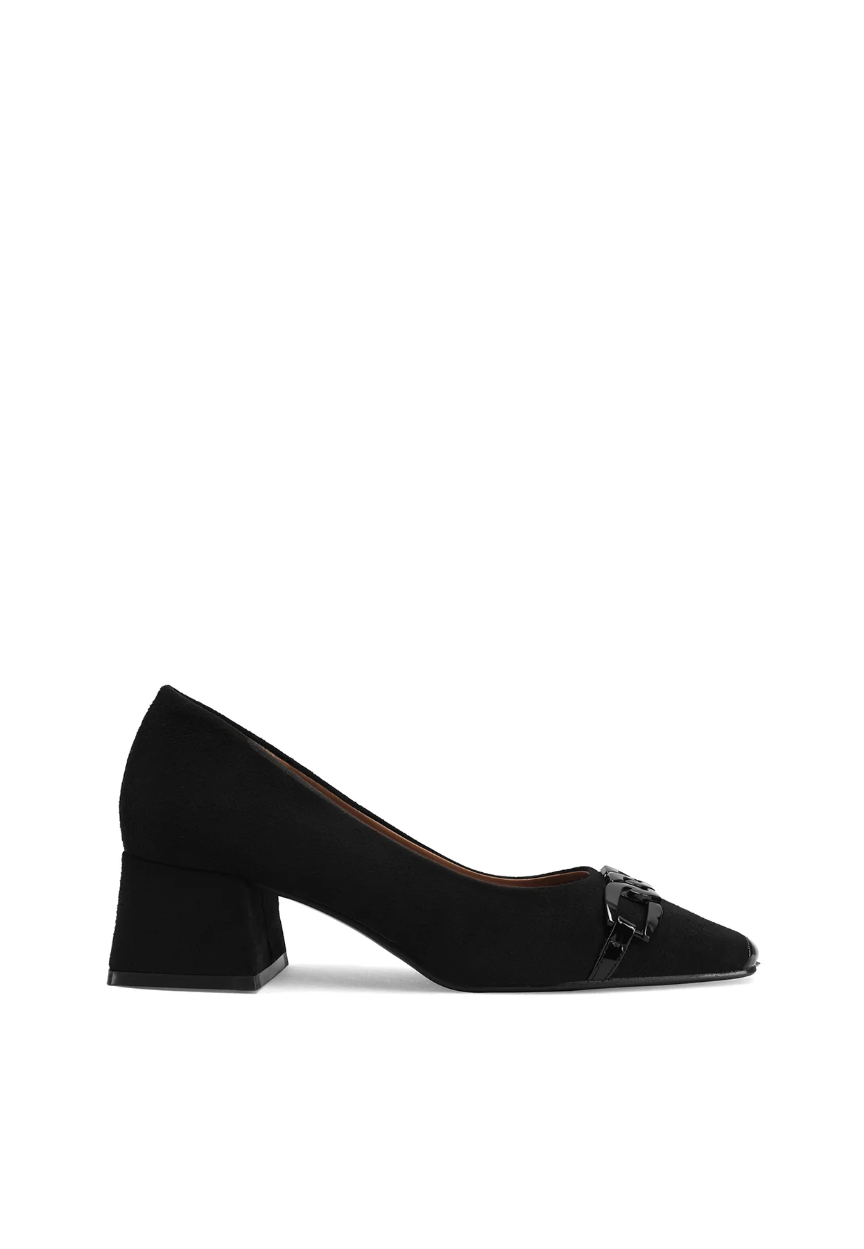 Décolleté donna eleganti tacco largo basso con fibbia ZM10013 - Image 9