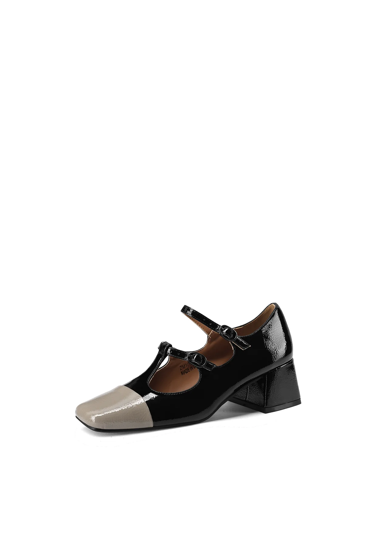 Decolleté Mary Jane donna tacco largo ZM10022 - Image 10