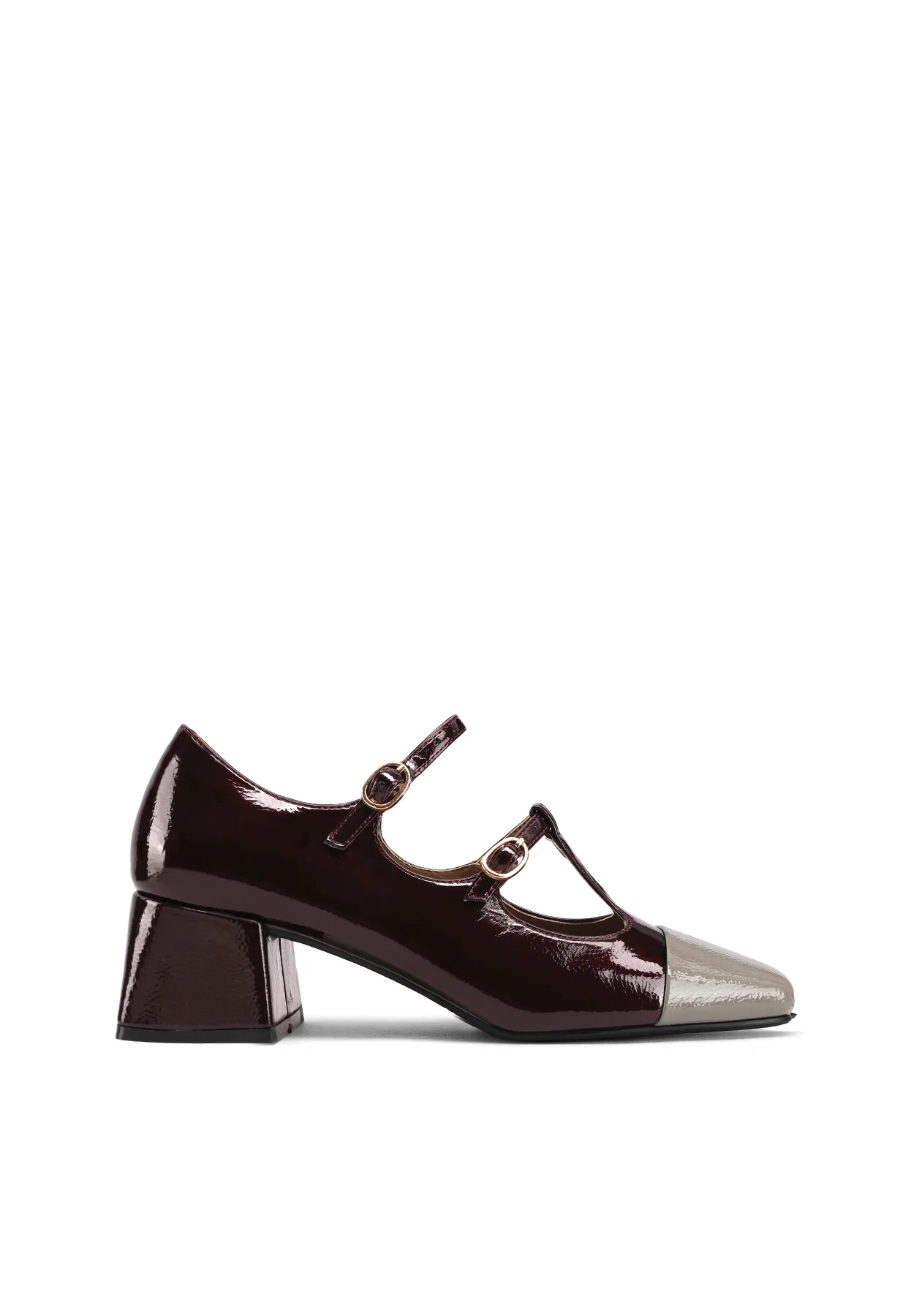 Decolleté Mary Jane donna tacco largo ZM10022 - Image 2