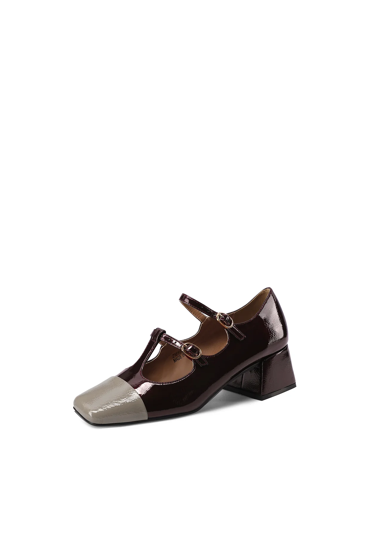 Decolleté Mary Jane donna tacco largo ZM10022 - Image 3