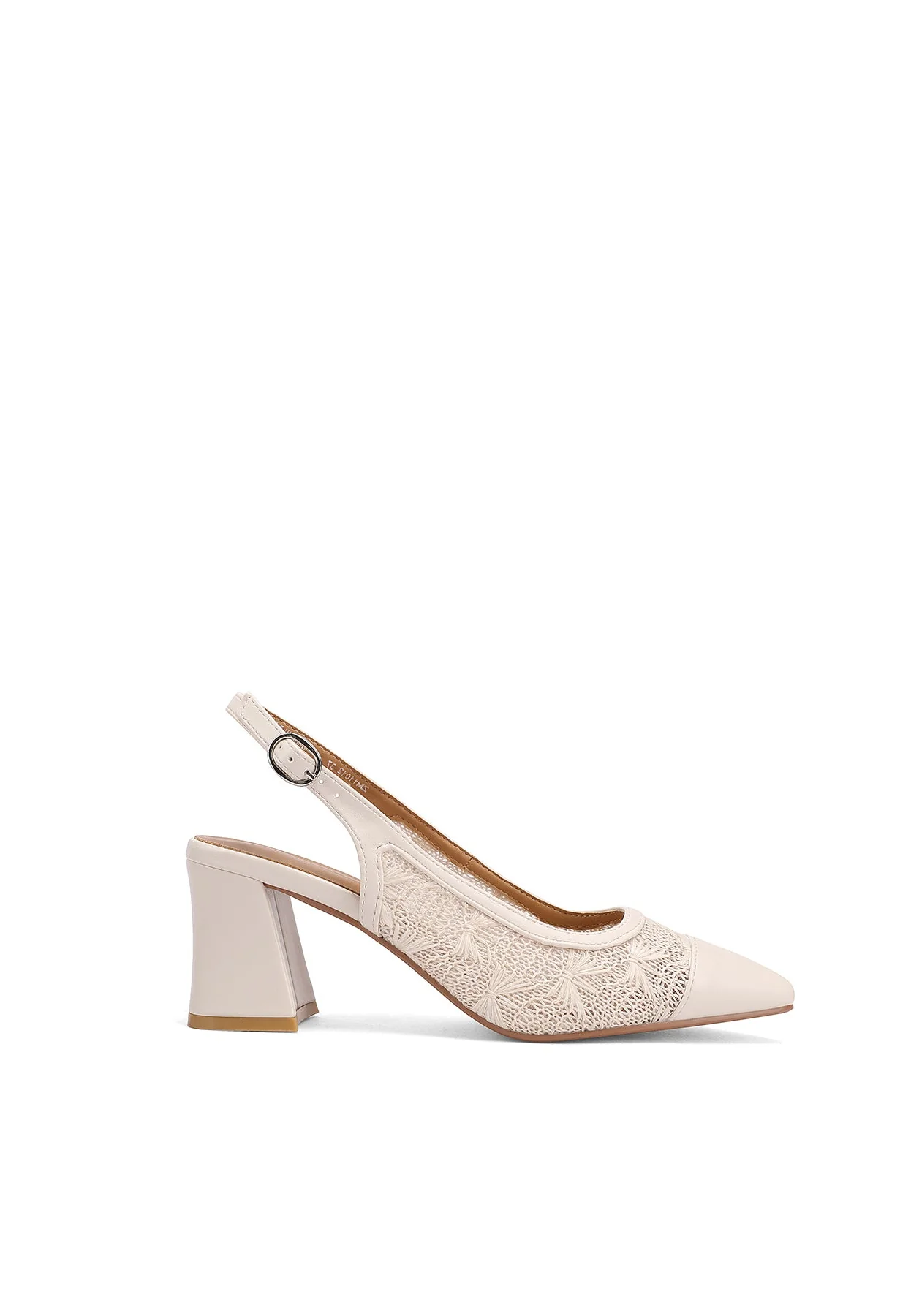 Décolleté slingback a punta intrecciate con decori ZM11012 - Image 10