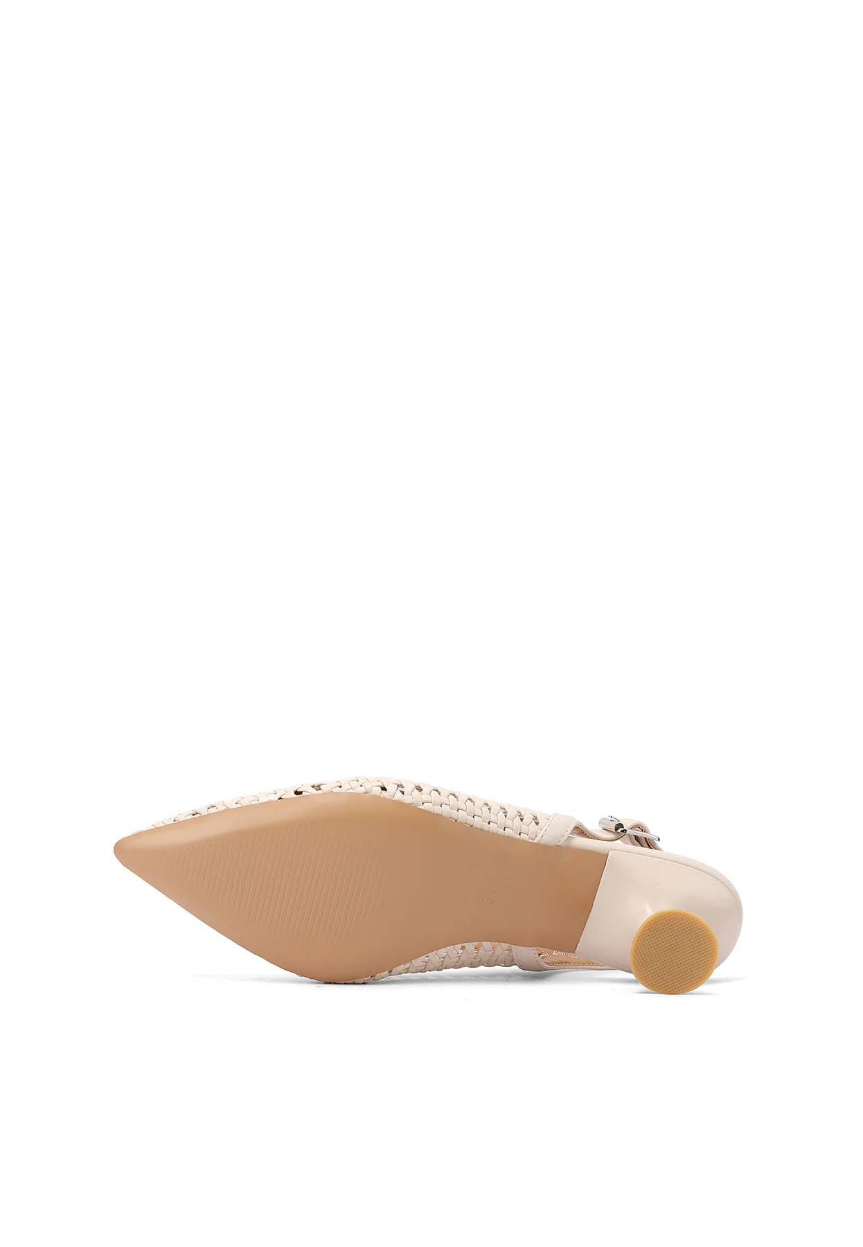Décolleté slingback intrecciate con tacco sagomato ZM11016 - Image 15