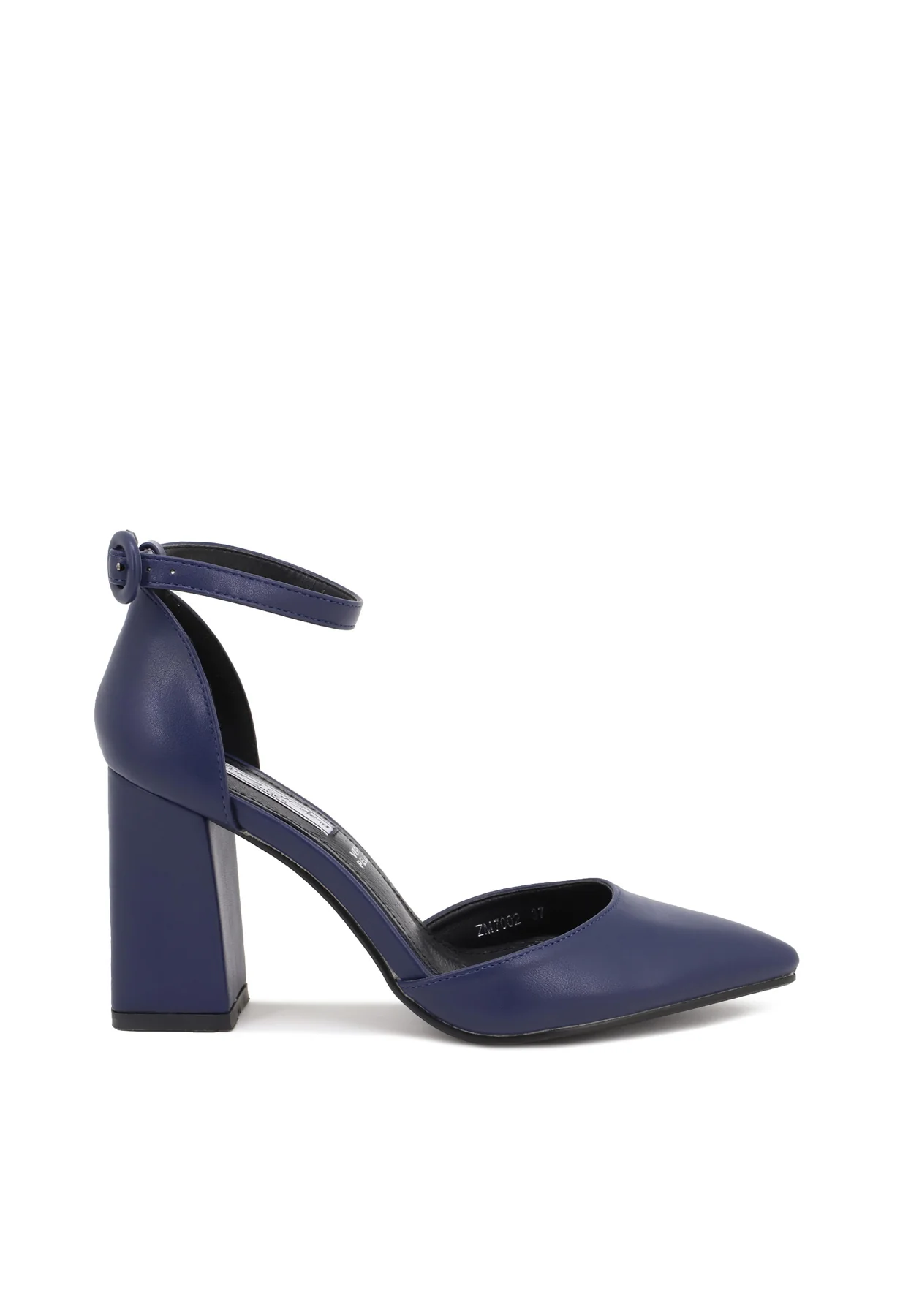 Décolleté con cinturino alla caviglia e tacco largo ZM7002 - Image 12