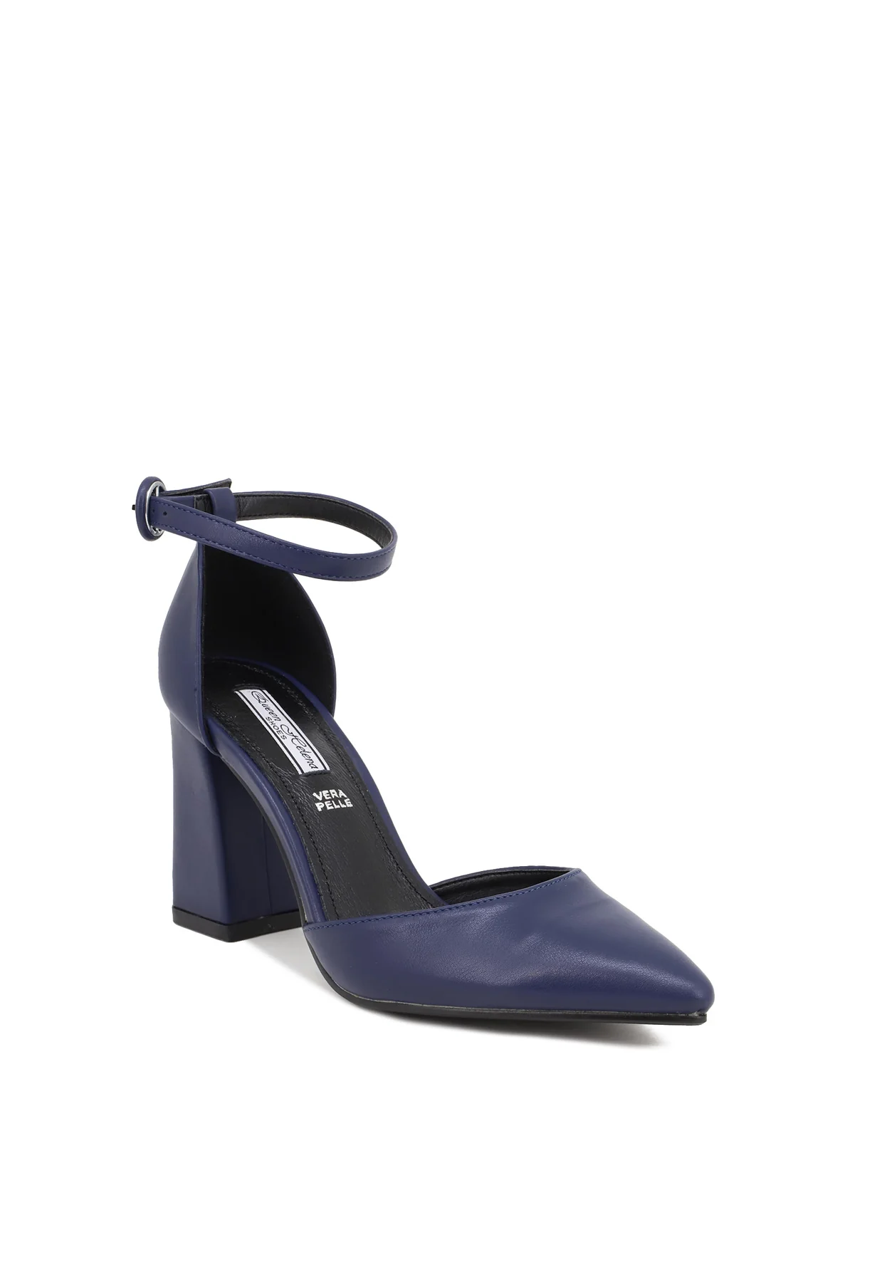 Décolleté con cinturino alla caviglia e tacco largo ZM7002 - Image 14
