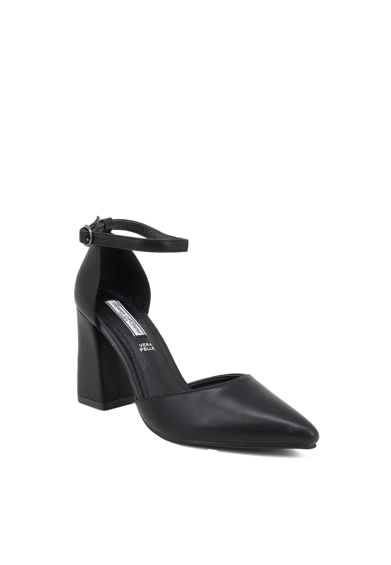 Décolleté con cinturino alla caviglia e tacco largo ZM7002 - Image 21