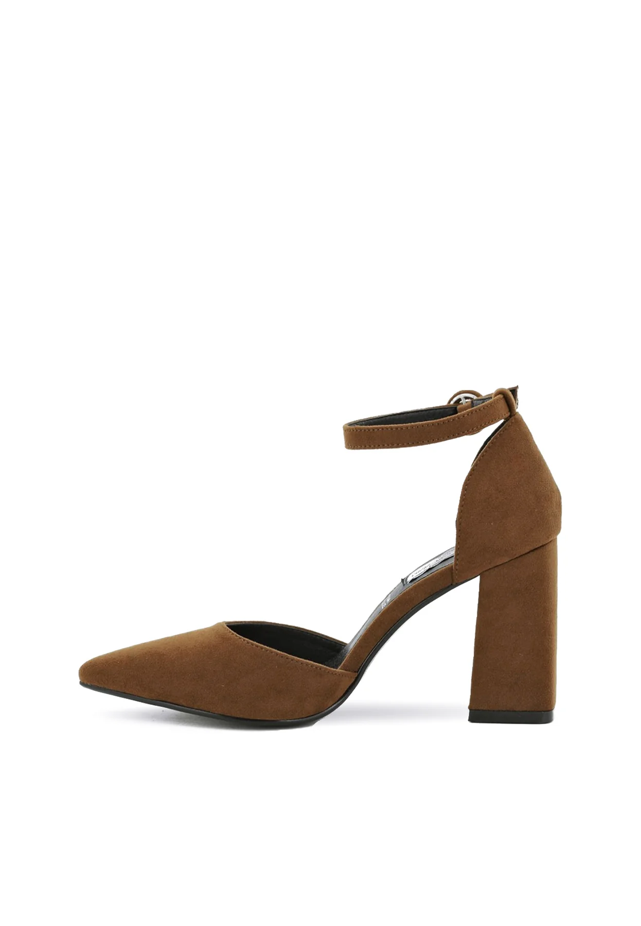 Décolleté con cinturino alla caviglia e tacco largo ZM7002 - Image 3