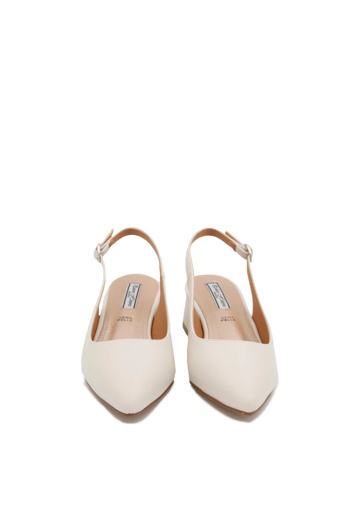 Décolleté slingback con tacco basso ZM9323 - Image 10