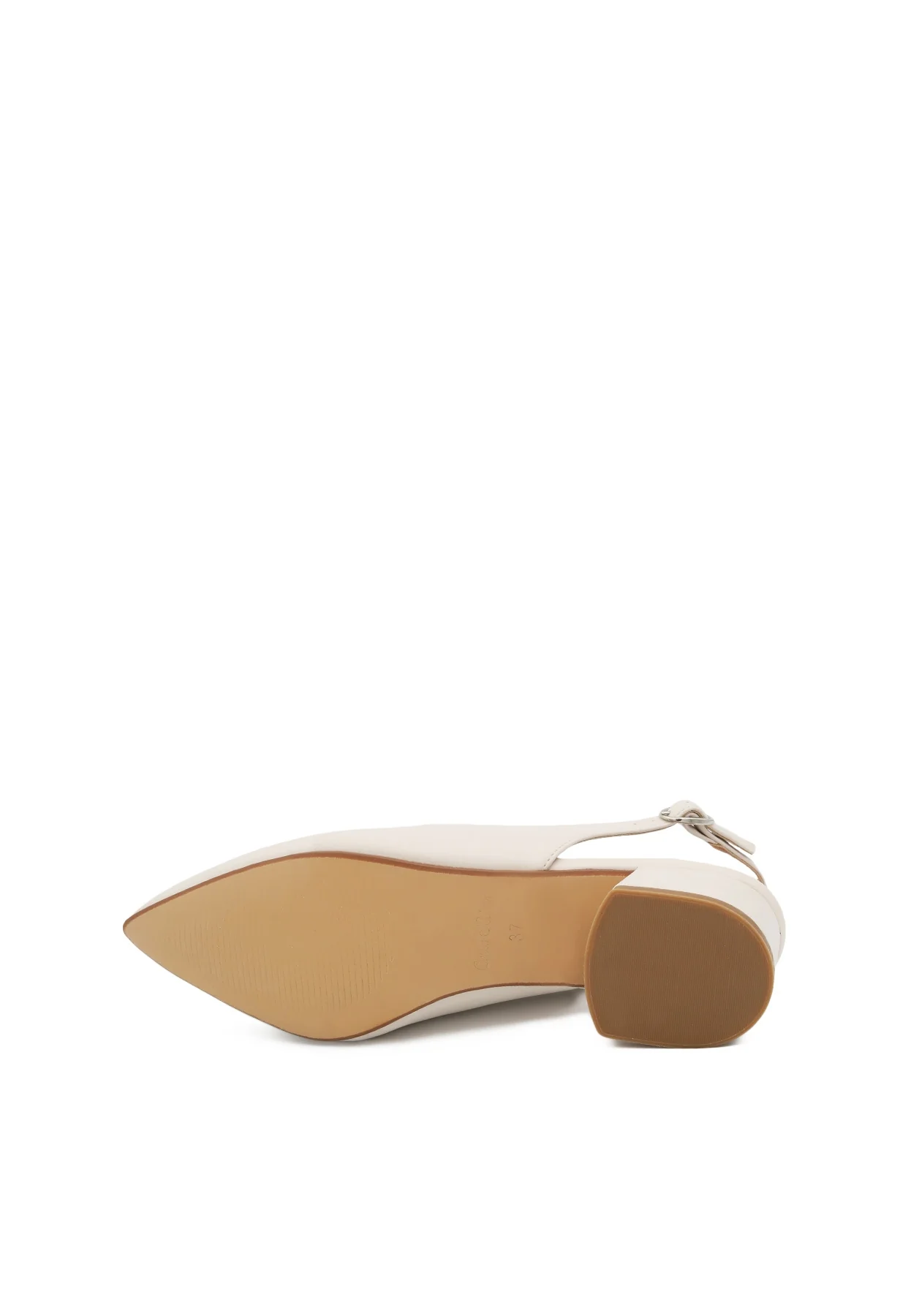 Décolleté slingback con tacco basso ZM9323 - Image 12