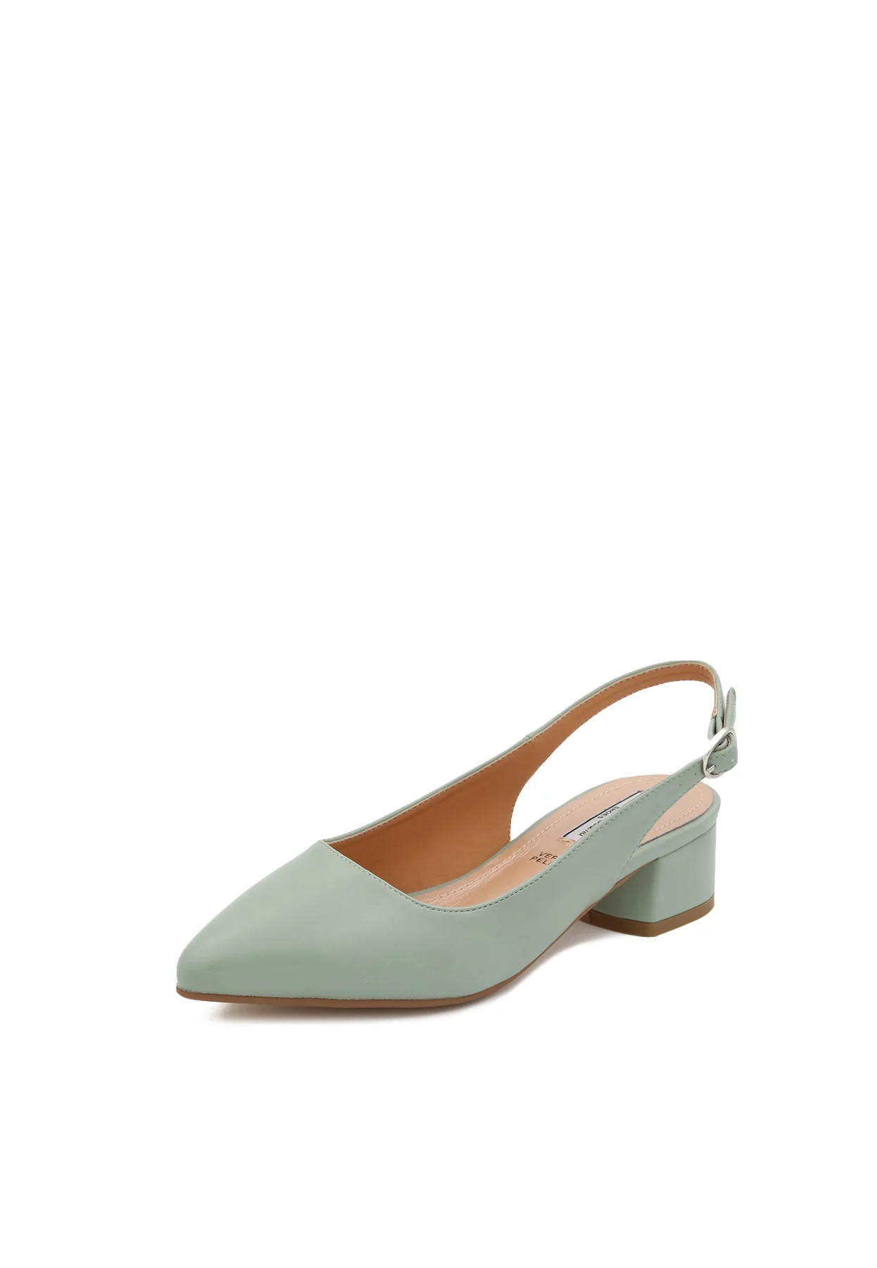 Décolleté slingback con tacco basso ZM9323 - Image 14