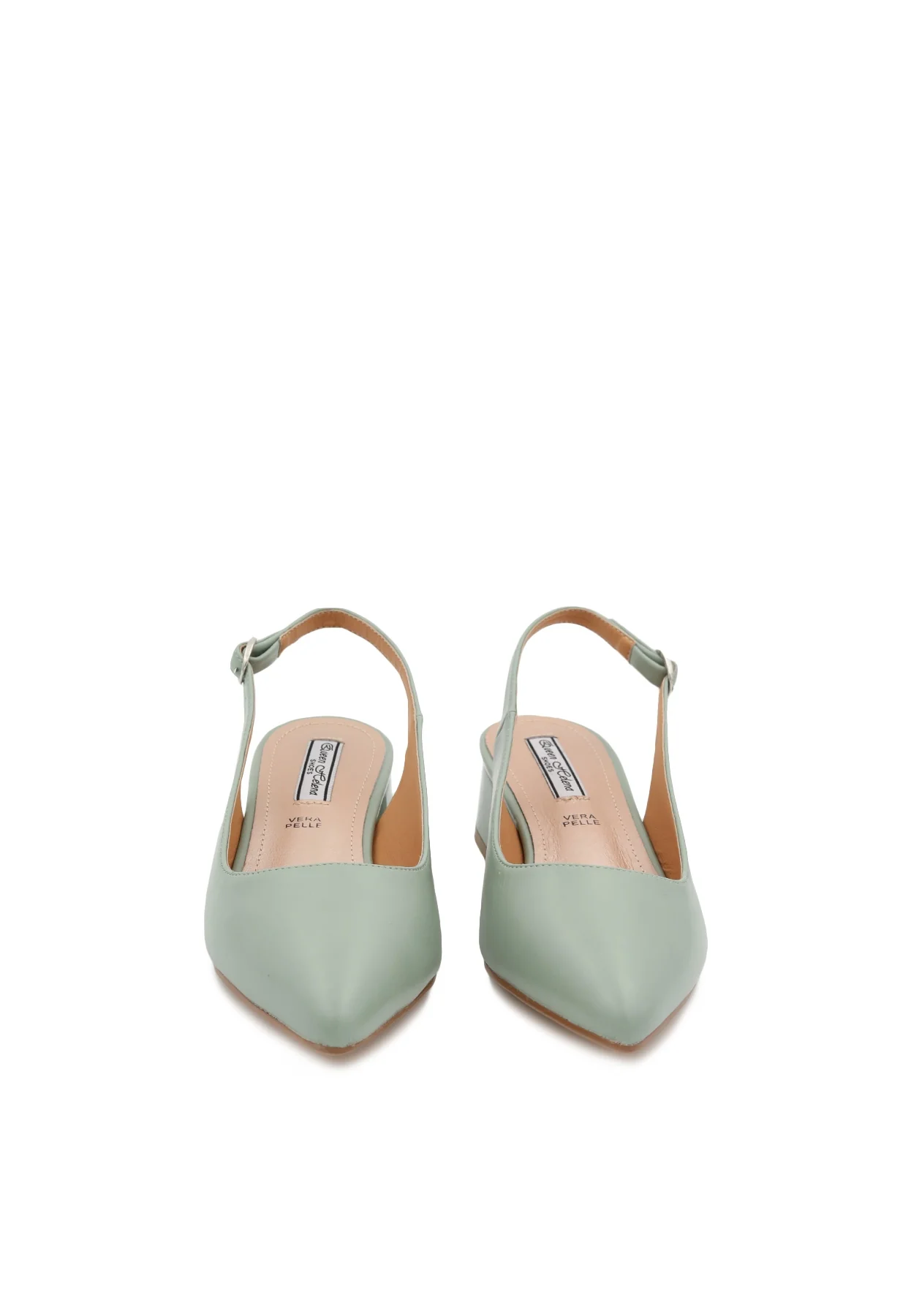 Décolleté slingback con tacco basso ZM9323 - Image 16