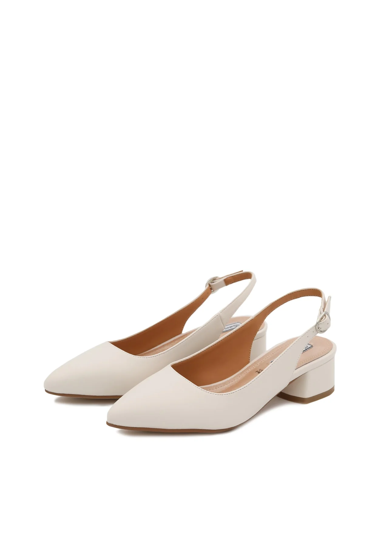 Décolleté slingback con tacco basso ZM9323 - Image 9