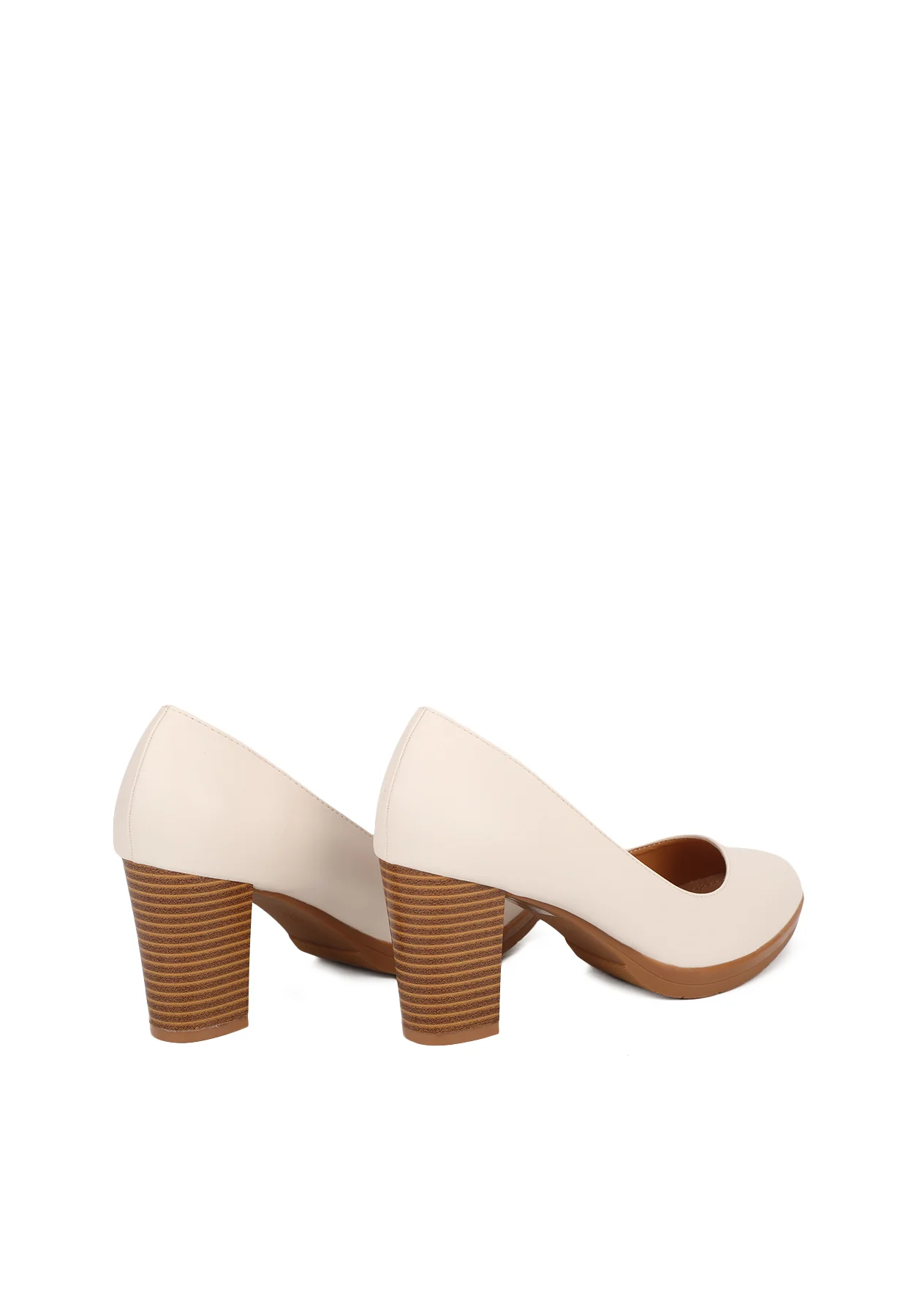 Décolleté donna con punta tonda e tacco largo ZM9612 - Image 3