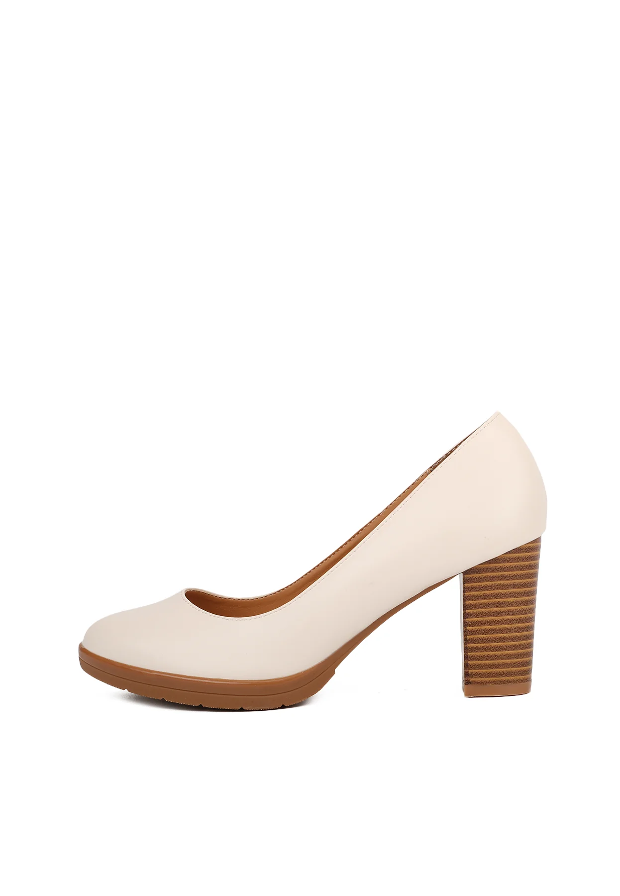 Décolleté donna con punta tonda e tacco largo ZM9612 - Image 4