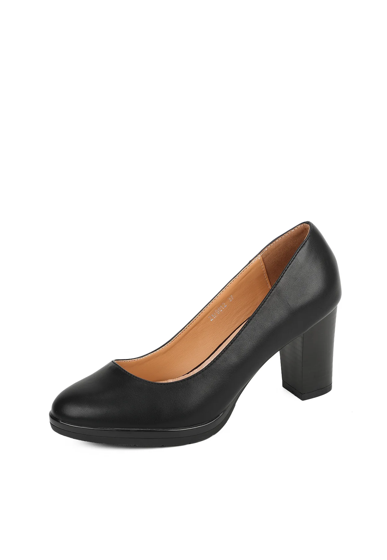 Décolleté donna con punta tonda e tacco largo ZM9612 - Image 9