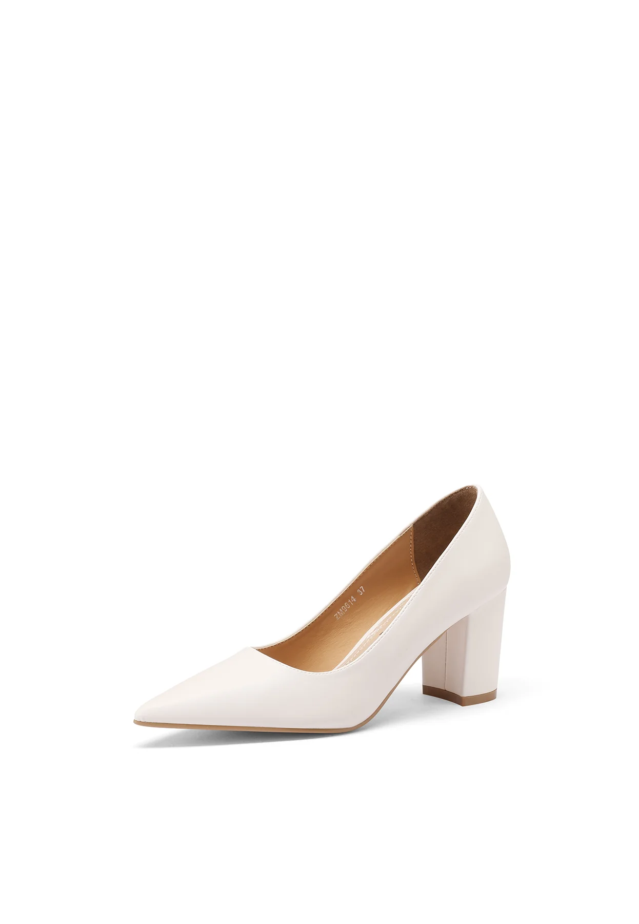 Décolleté a punta con tacco largo elegante ZM9614 - Image 3