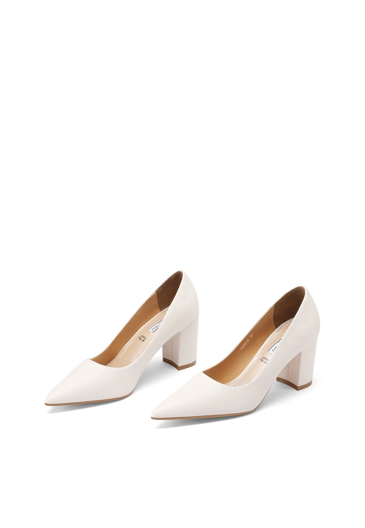 Décolleté a punta con tacco largo elegante ZM9614 - Image 4