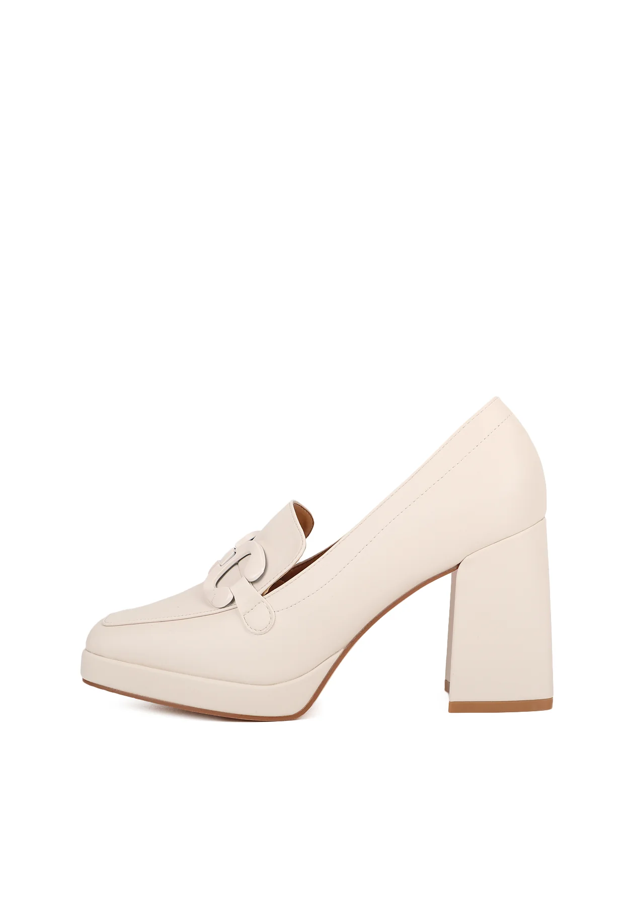 Dècolletè mocassino donna con tacco alto e plateau ZM9616 - Image 16