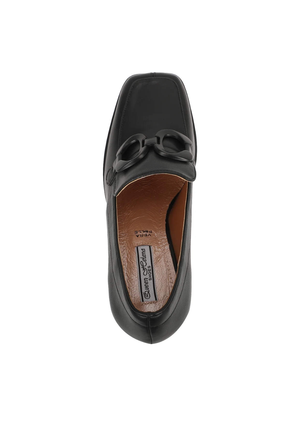 Dècolletè mocassino donna con tacco alto e plateau ZM9616 - Image 5