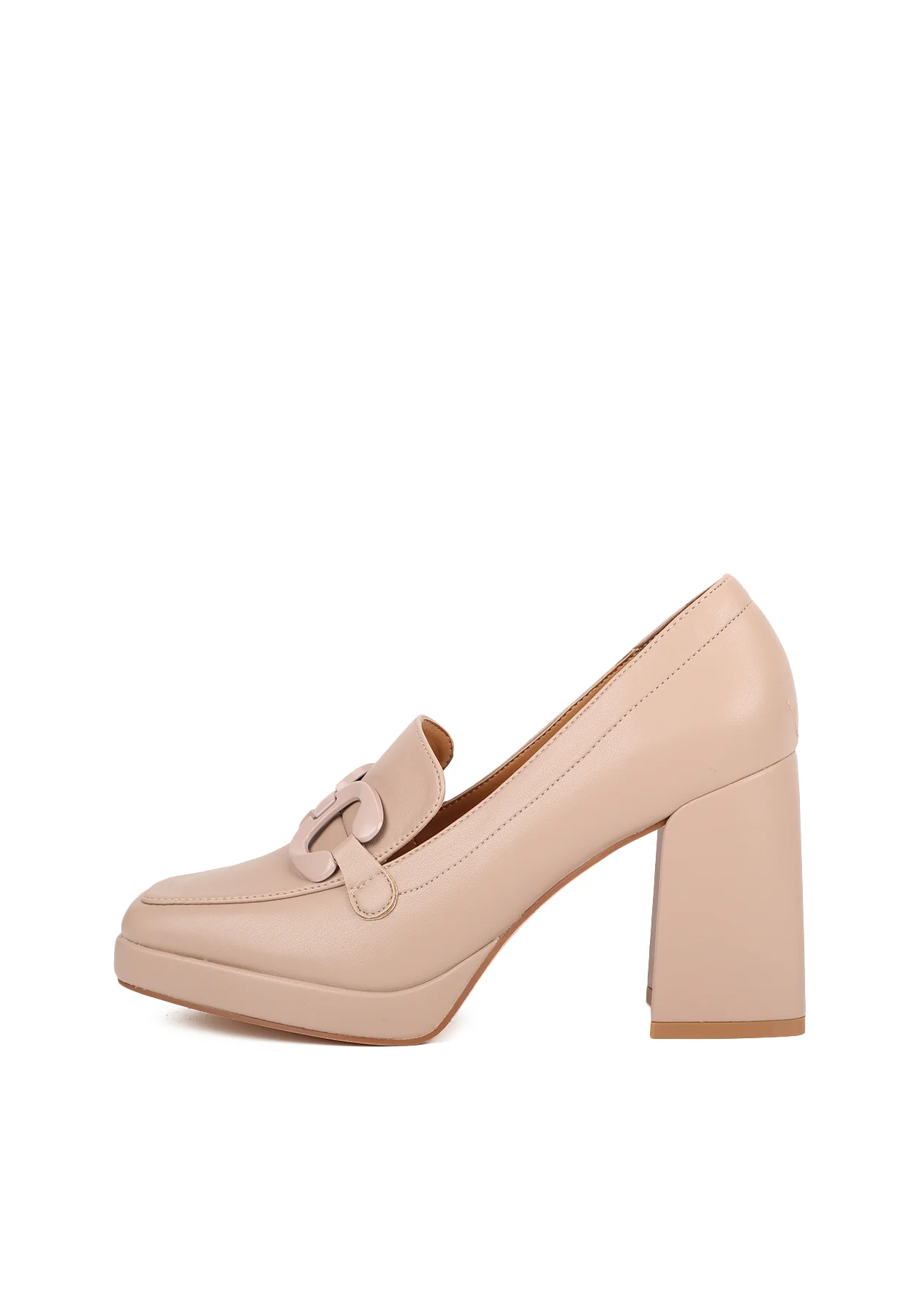 Dècolletè mocassino donna con tacco alto e plateau ZM9616 - Image 9