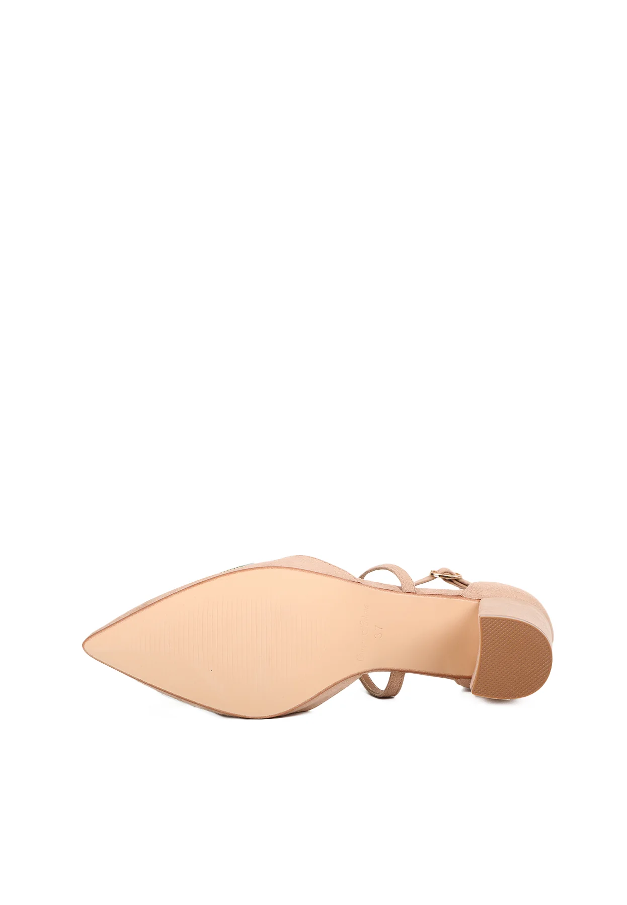 Décolleté con cinturini incrociati e tacco largo ZM9631 - Image 6