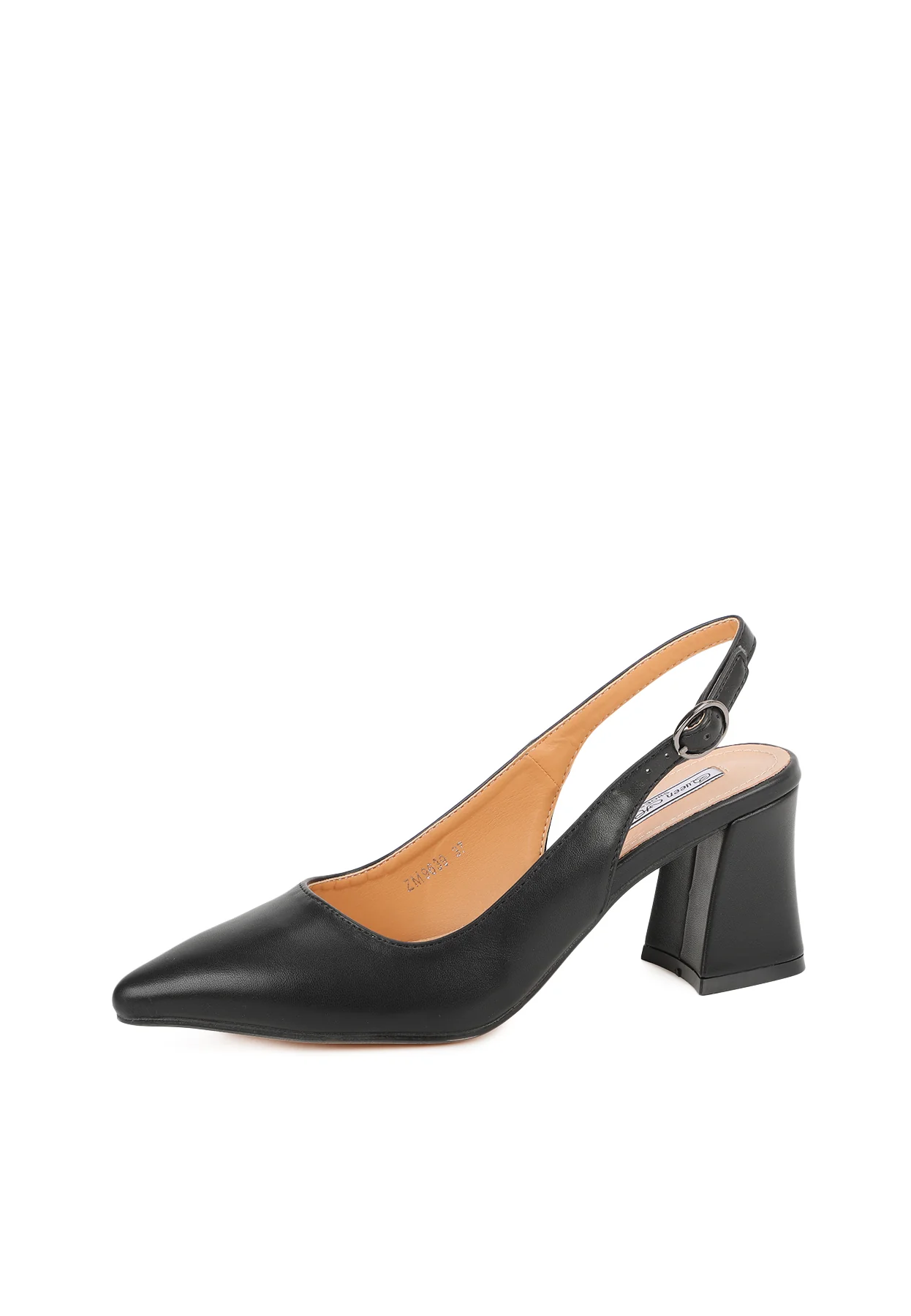 Décolleté slingback con tacco medio e punta affusolata ZM9639 - Image 17