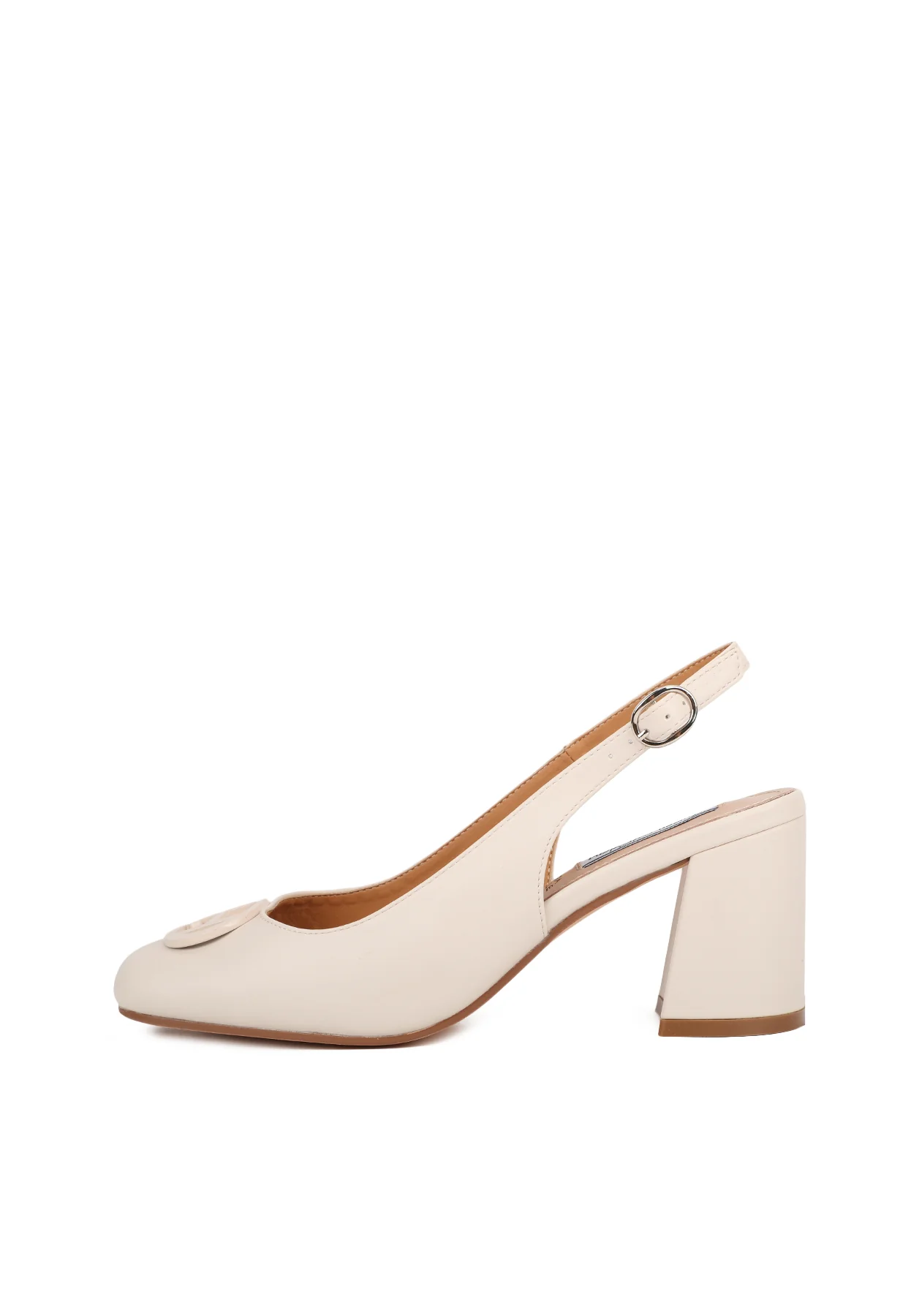 Decollete Chanel con tacco largo e logo ZM9637 - Image 11