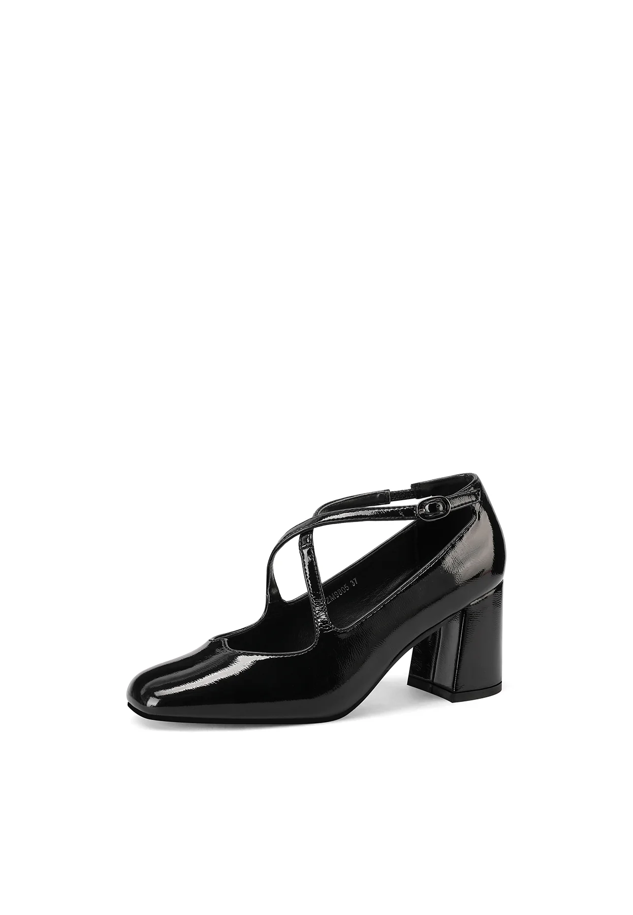 Décolleté con cinturini incrociati e tacco medio ZM9805 - Image 17