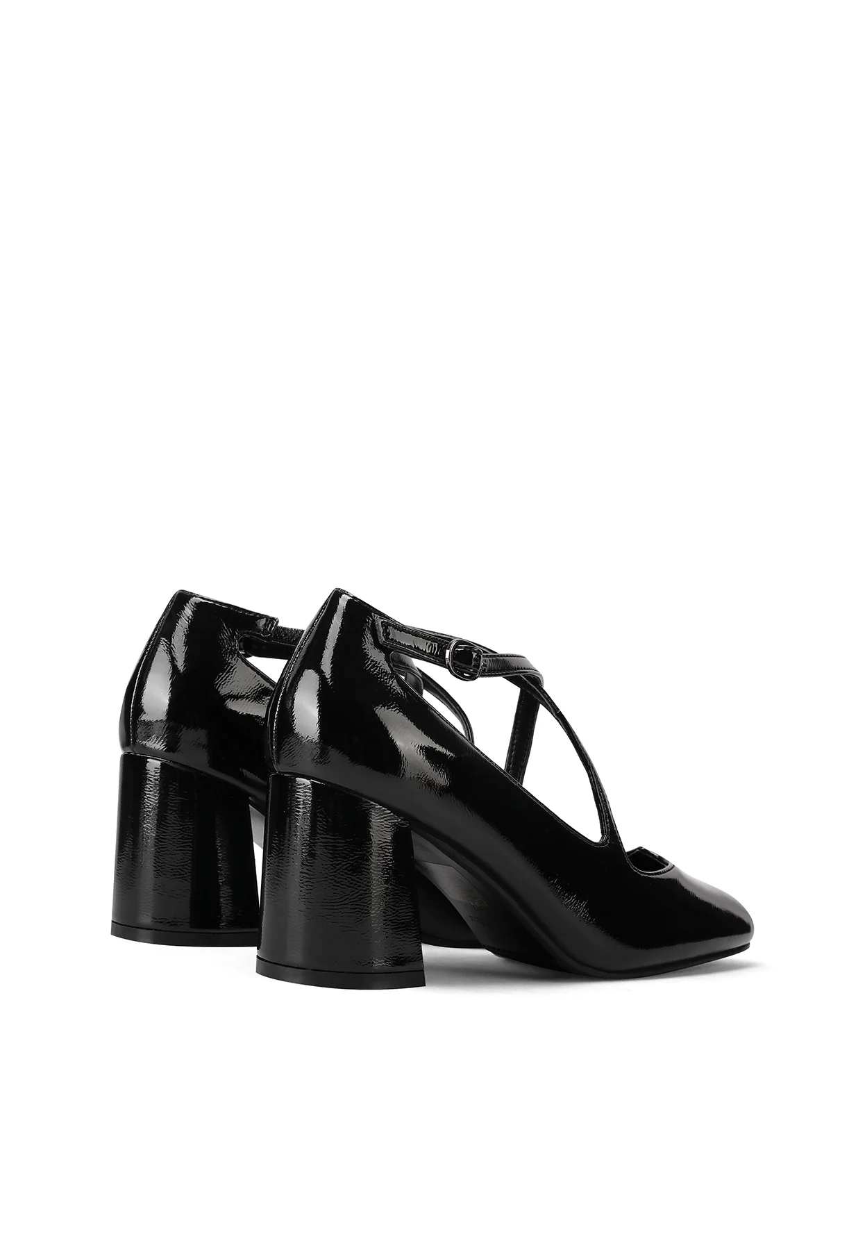 Décolleté con cinturini incrociati e tacco medio ZM9805 - Image 19