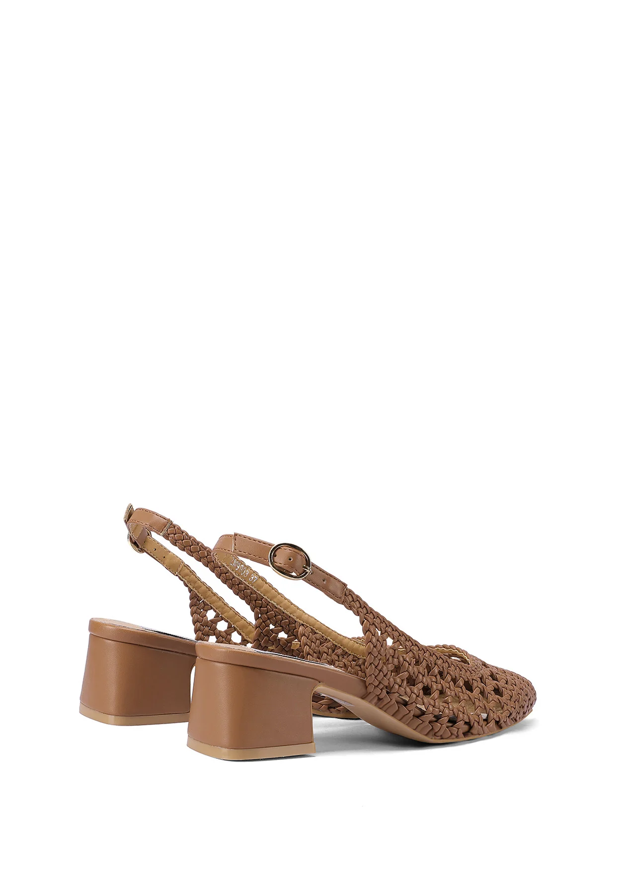 Slingback intrecciata con tacco basso ZM9903 - Image 11